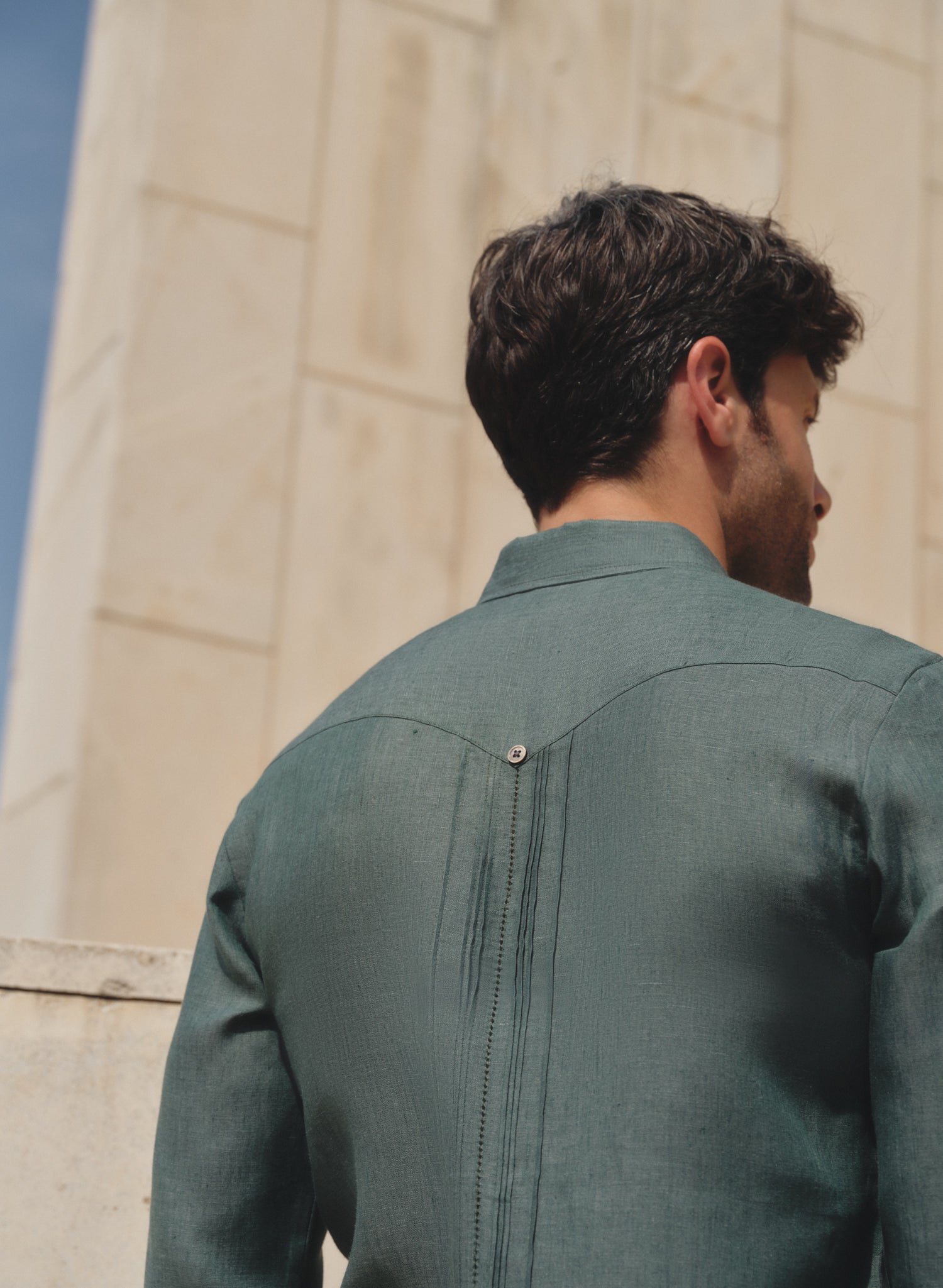 Guayabera manga larga 100% Lino Gerard