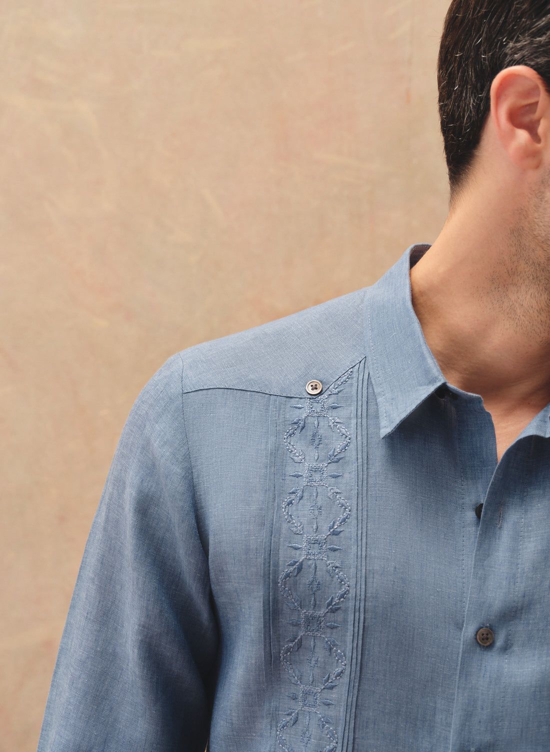 Guayabera manga larga 100% Lino Rafel