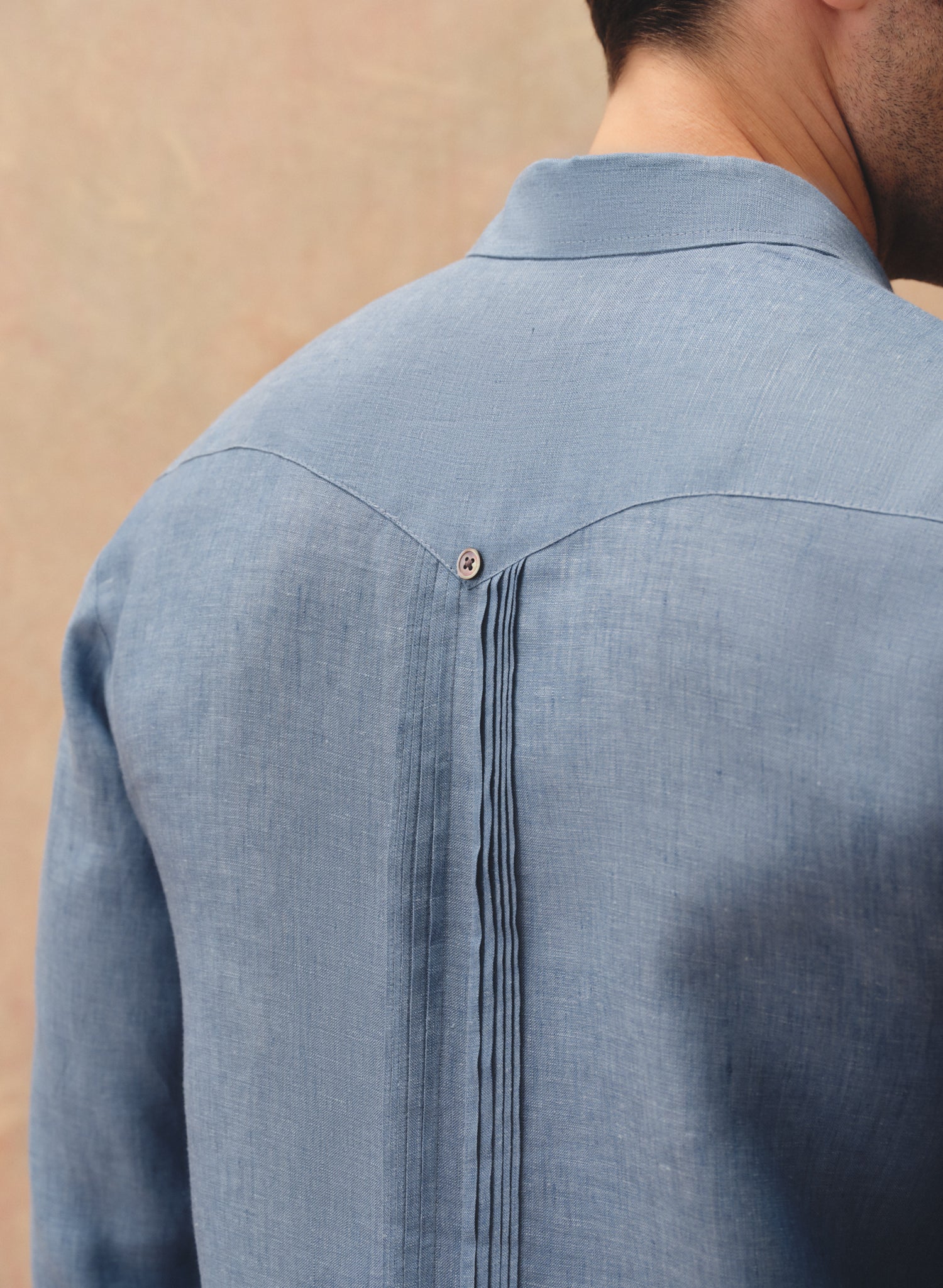 Guayabera manga larga 100% Lino Rafel