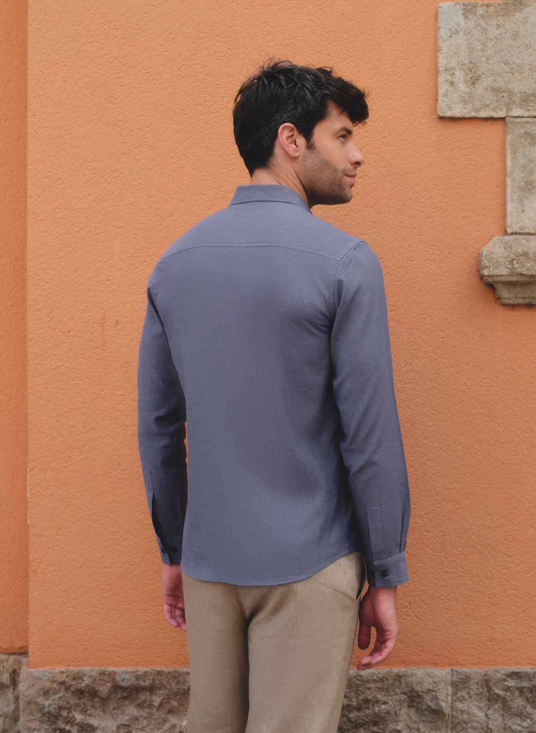 Guayabera manga larga Lino Algodón Adonis