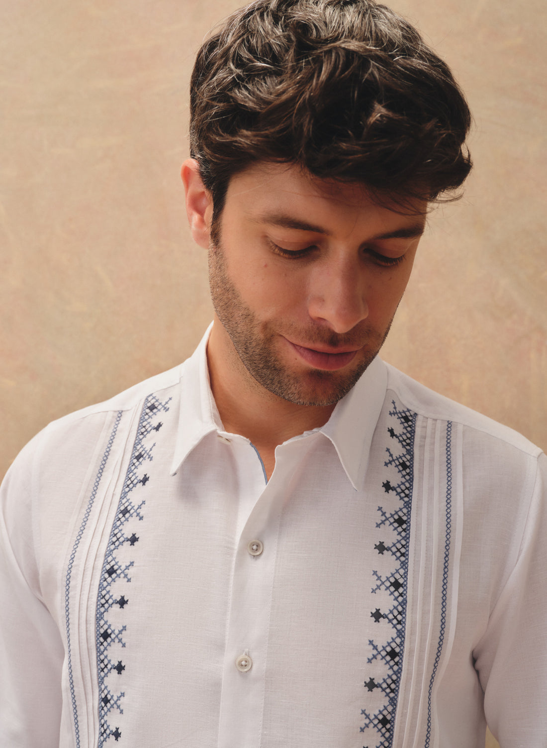 Guayabera manga larga 100% Lino Felser