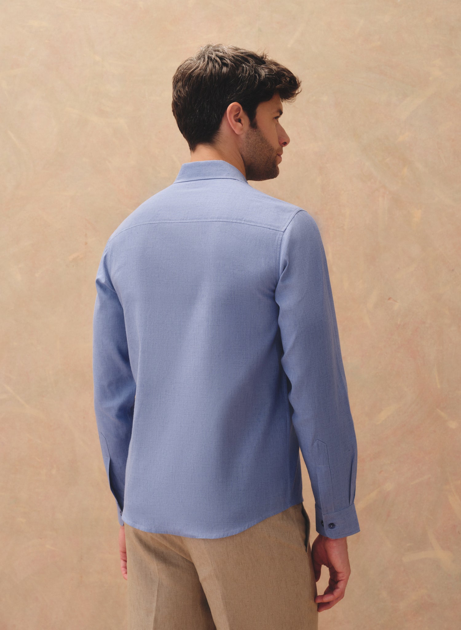 Guayabera manga larga Lino Algodón Lorenz
