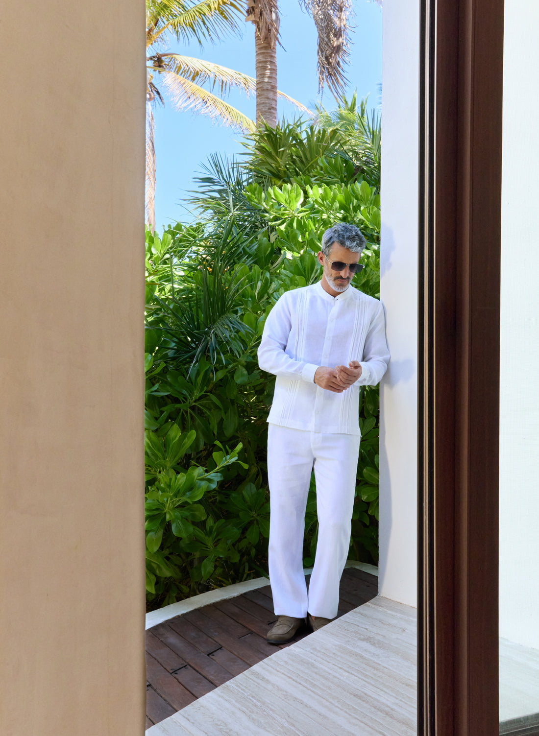 Guayabera manga larga 100% Lino Ocasio