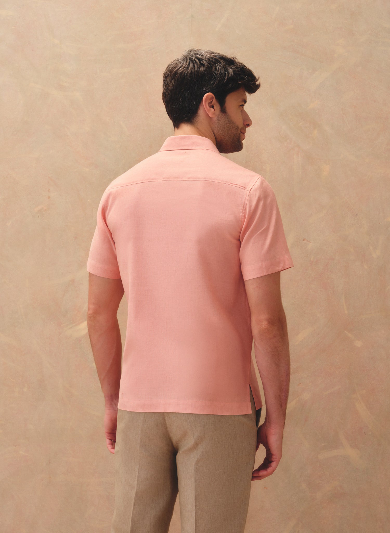 Guayabera manga corta Lino Algodón Osmar
