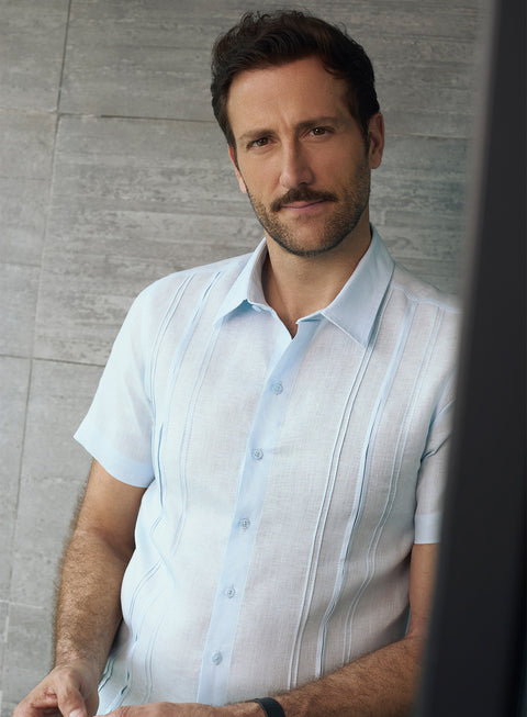 Guayabera manga corta 100% Lino Boris
