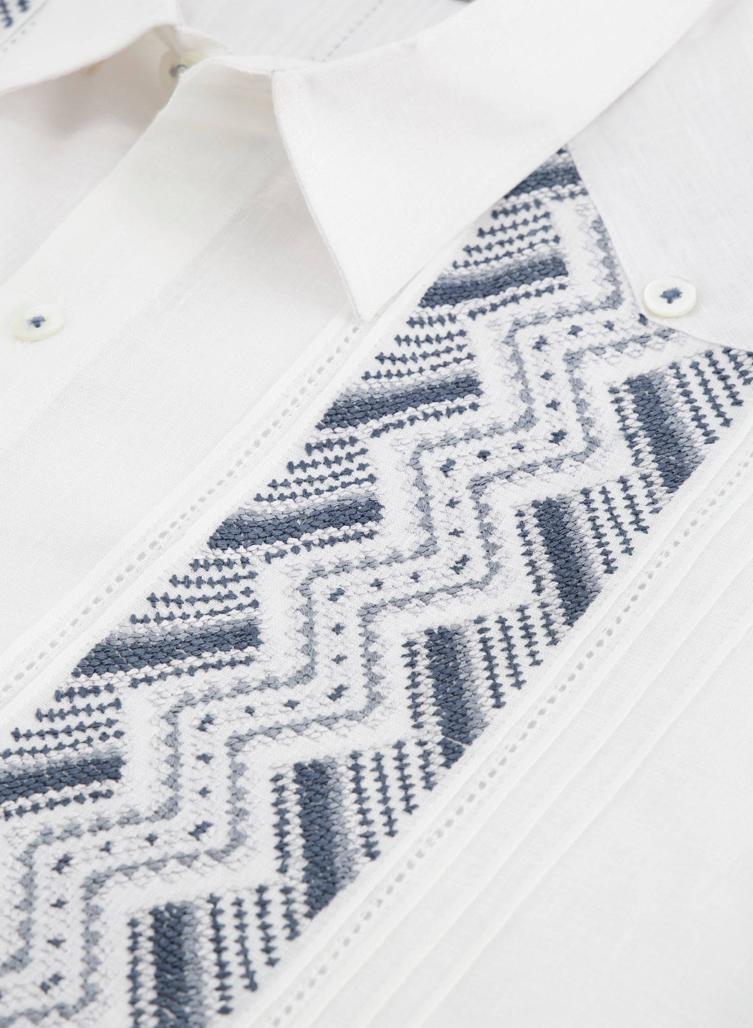 Guayabera Artesanal 100% Lino Manglar