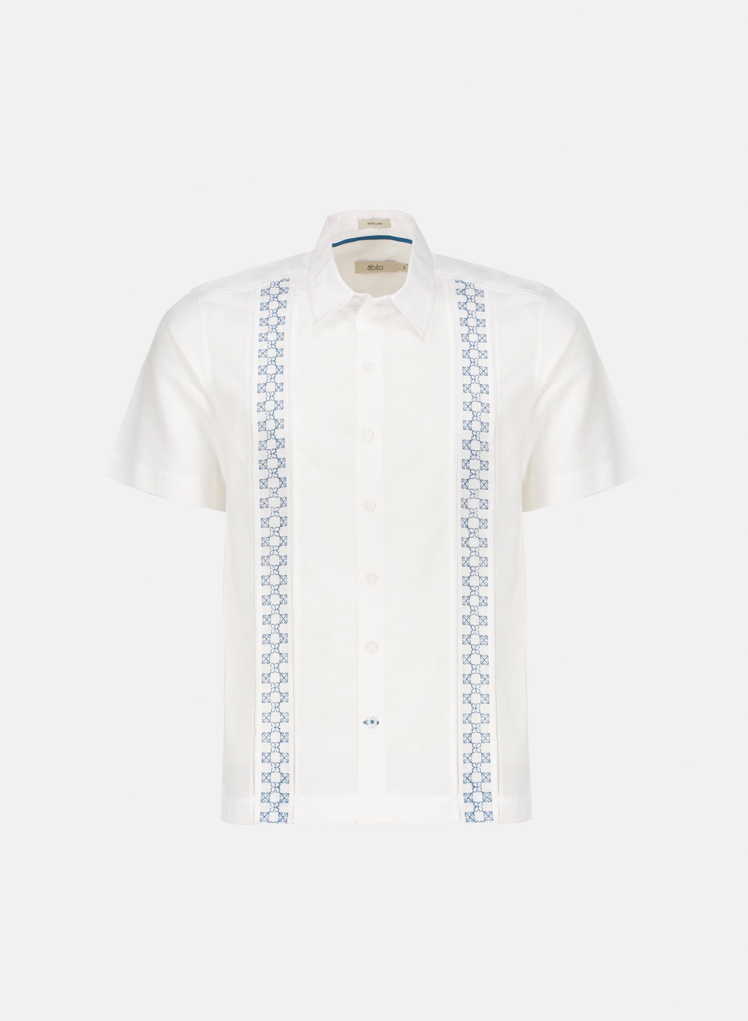 Guayabera manga corta 100% Lino Milton