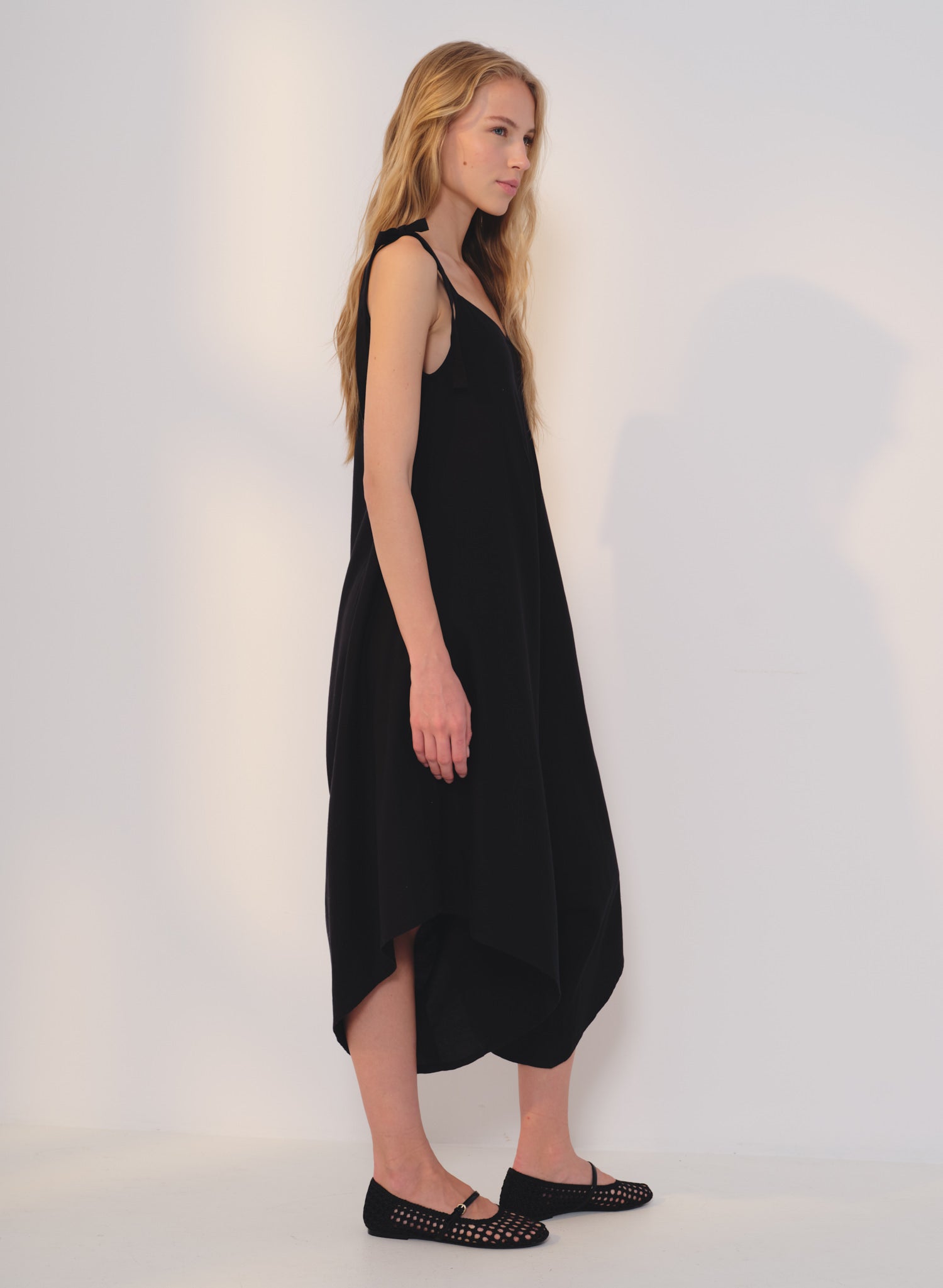 Mono de tirantes 100% Lino Traba