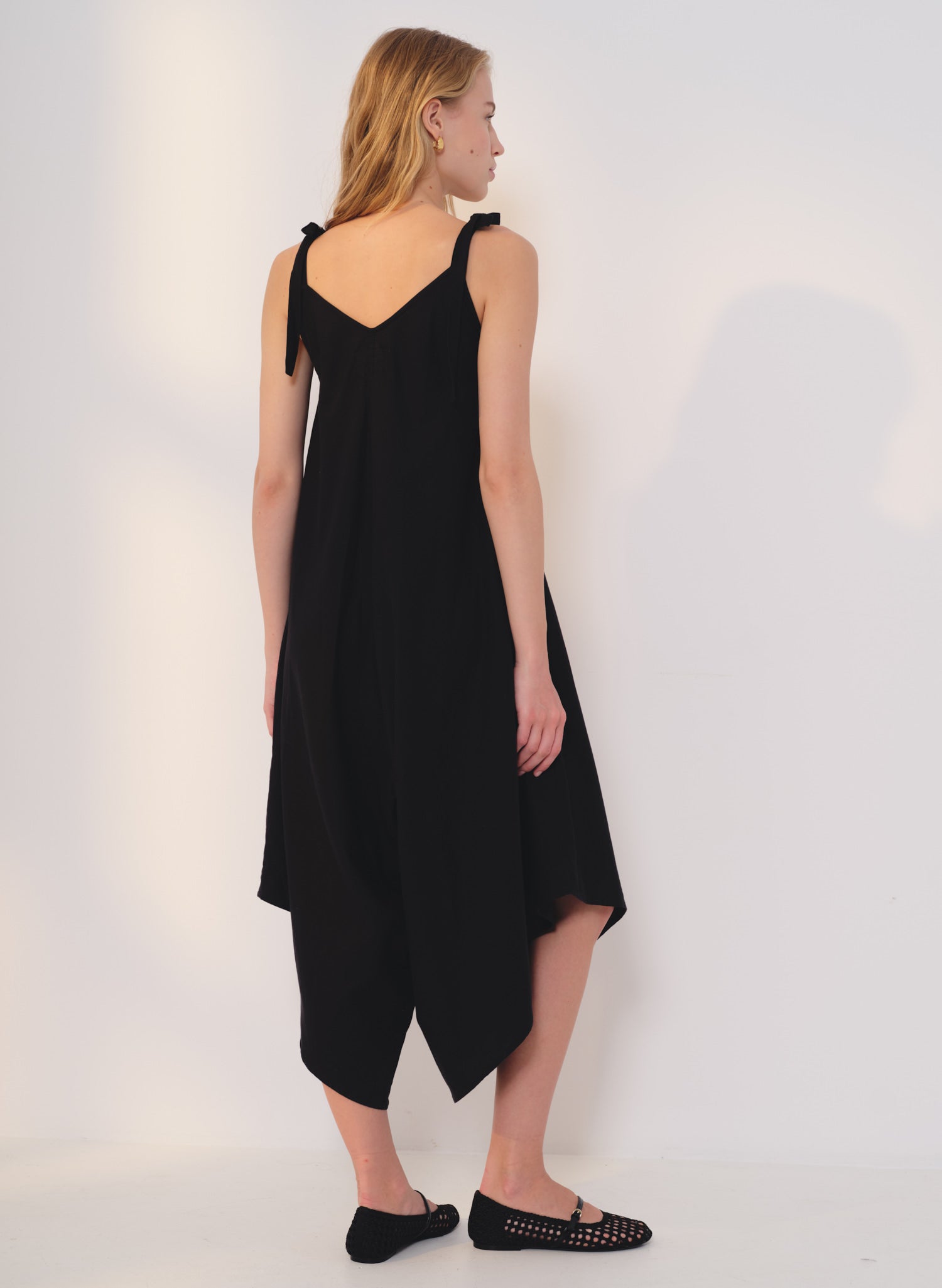 Mono de tirantes 100% Lino Traba