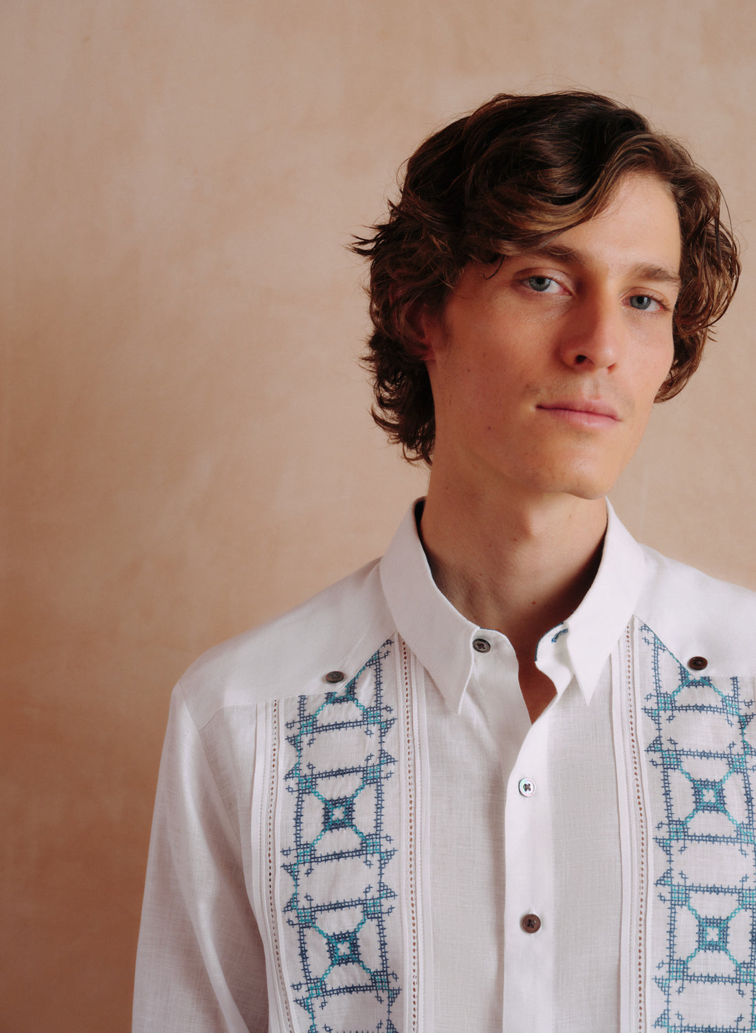 Guayabera 100% Lino Morales SF