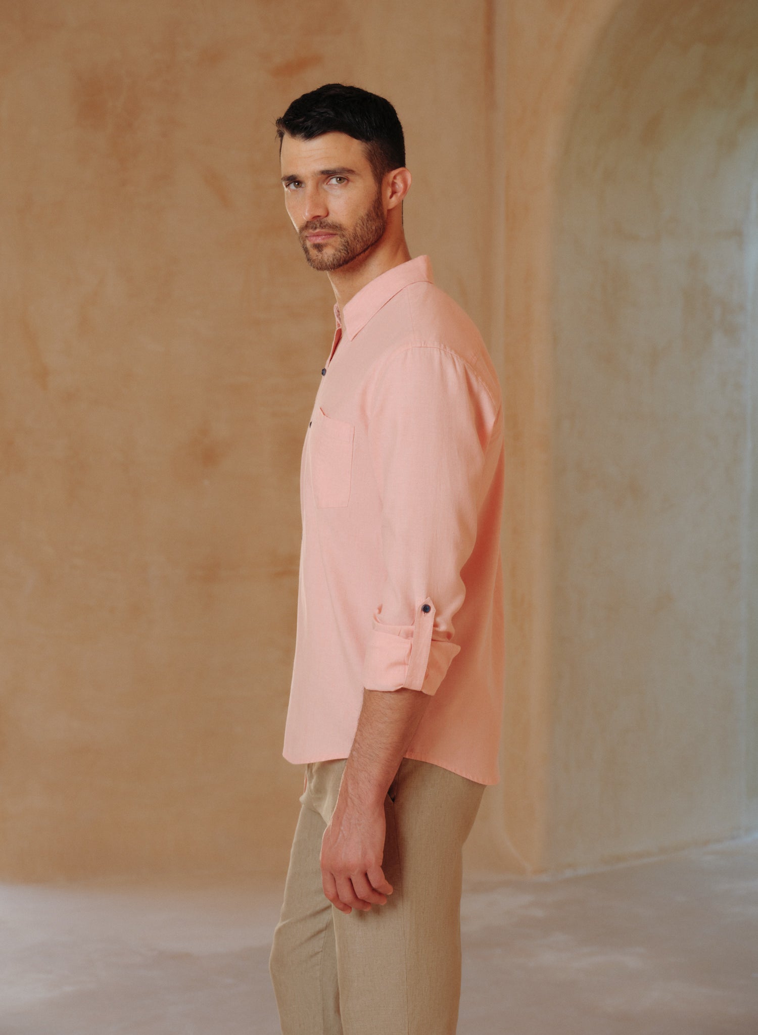 Camisa manga larga 100% Lino Neal