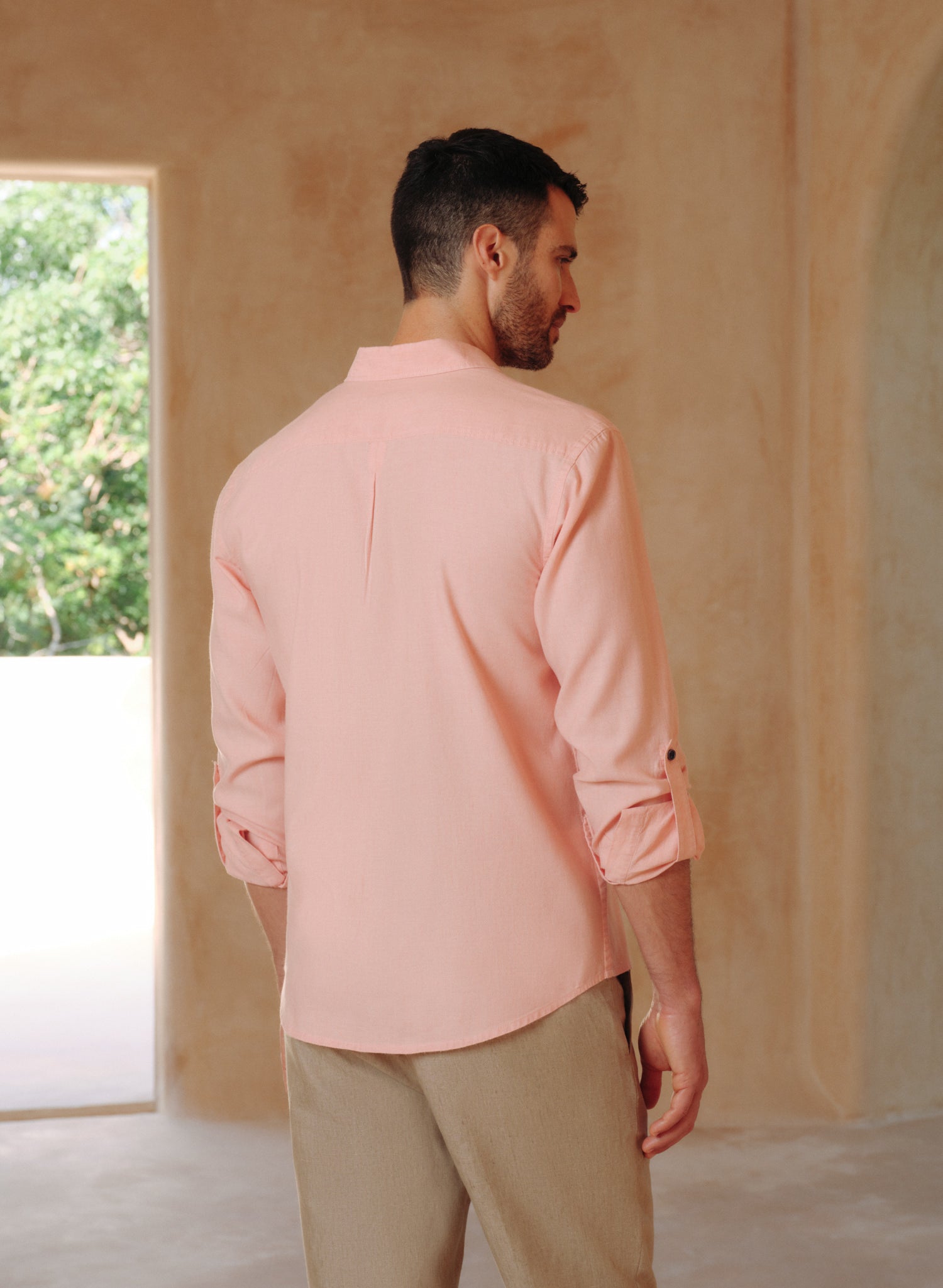 Camisa manga larga 100% Lino Neal