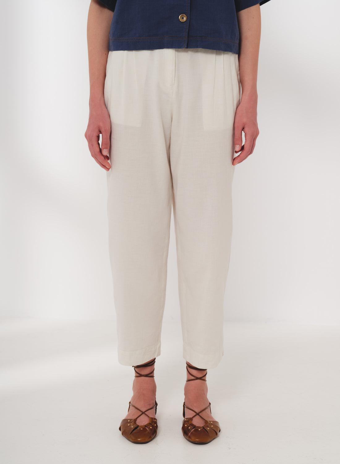 Pantalón a la cintura Lino Algodón Dubrovnik