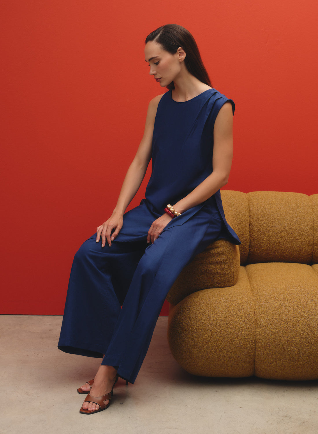 Pantalón tipo pareo Lino Algodón Ikay