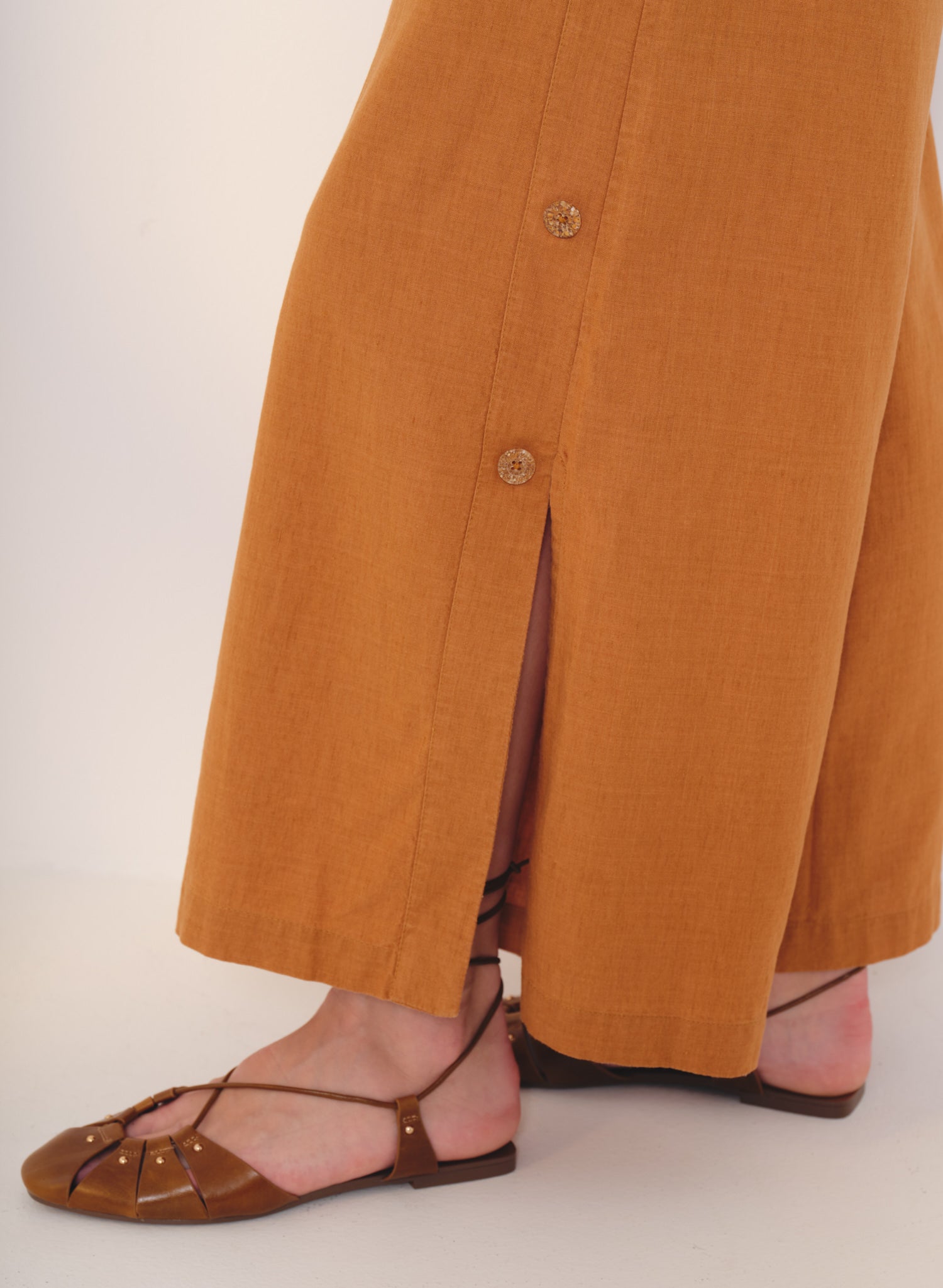 Pantalón a la cintura Lino Algodón Sirte