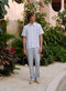 Pantalón 100% Lino Slim Chino