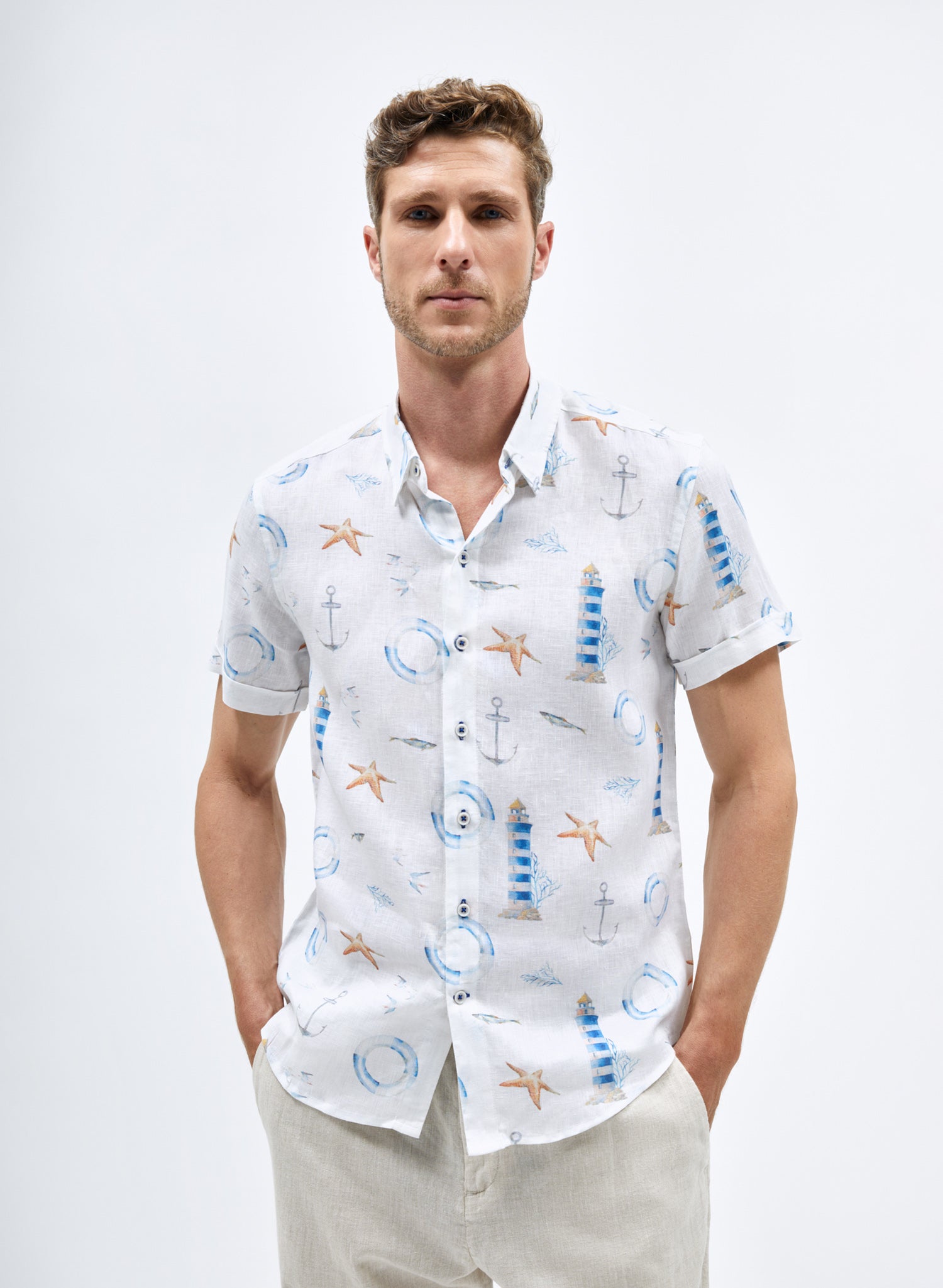 Camisa estampada Paraga Punta sur
