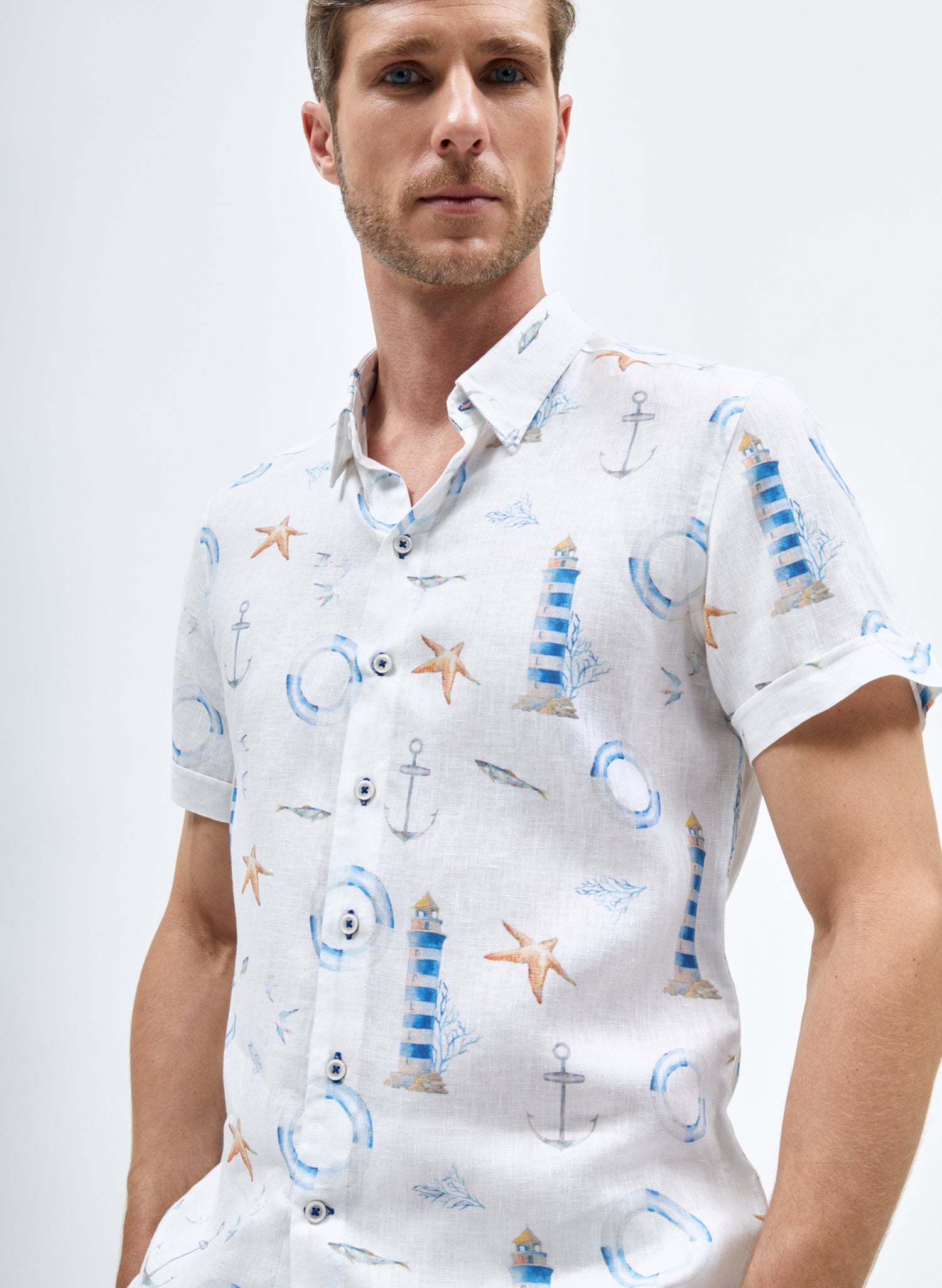 Camisa estampada Paraga Punta sur