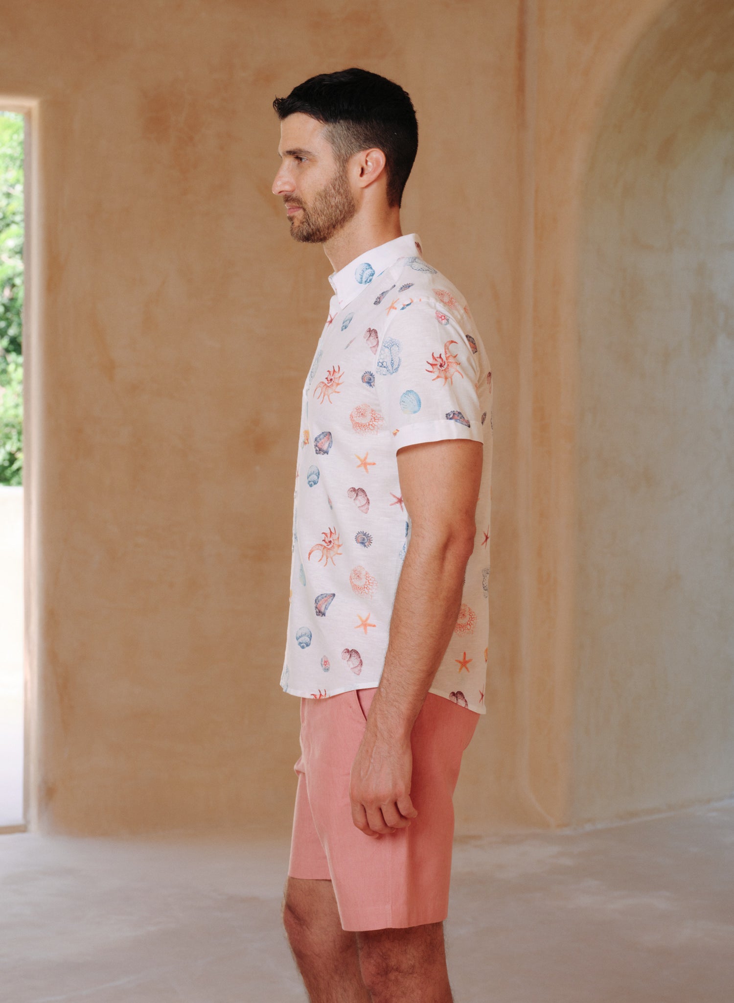 Camisa manga corta paraga Bivalvas