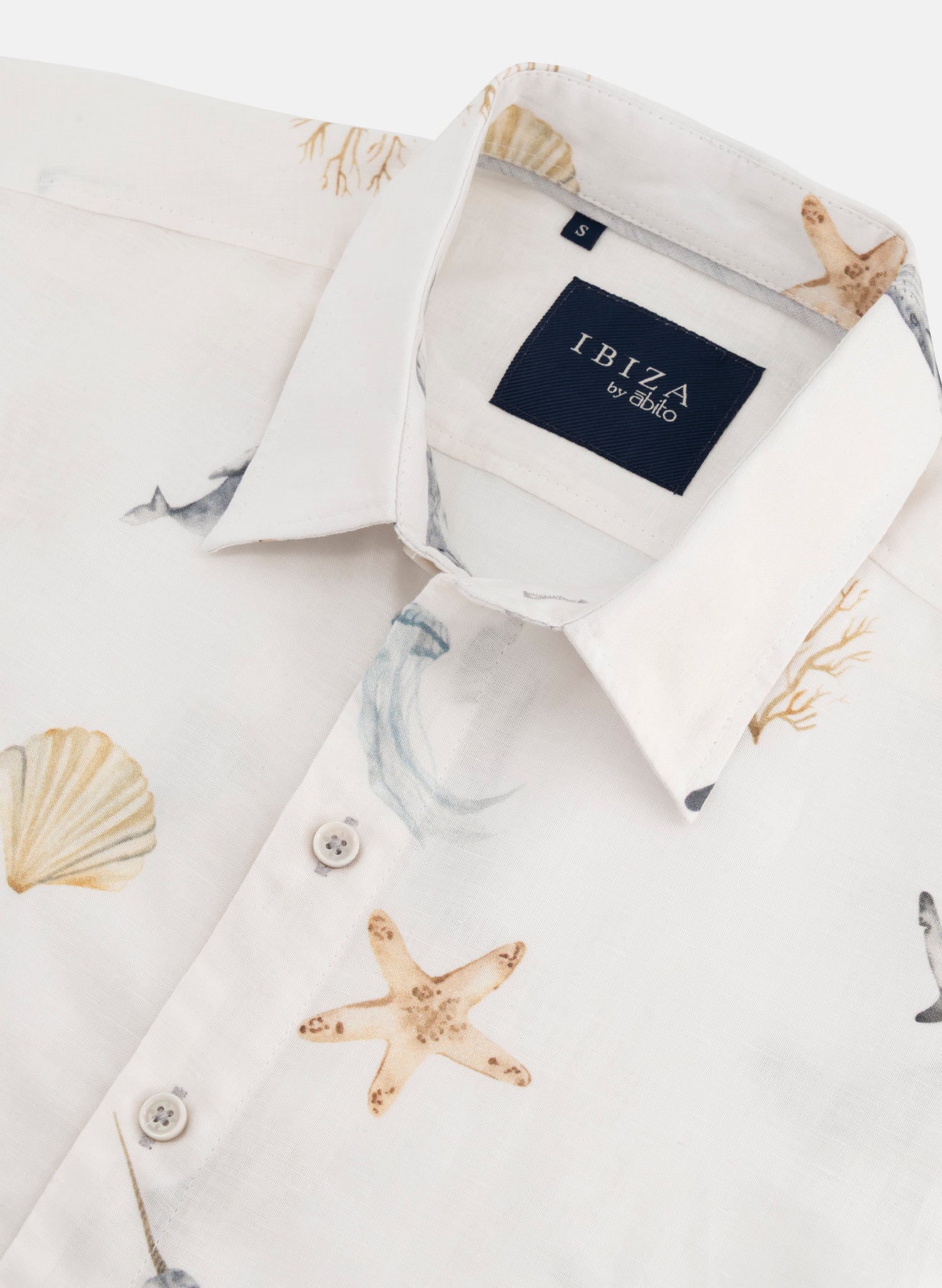 Camisa manga corta Lino Algodón Paraga Mourse
