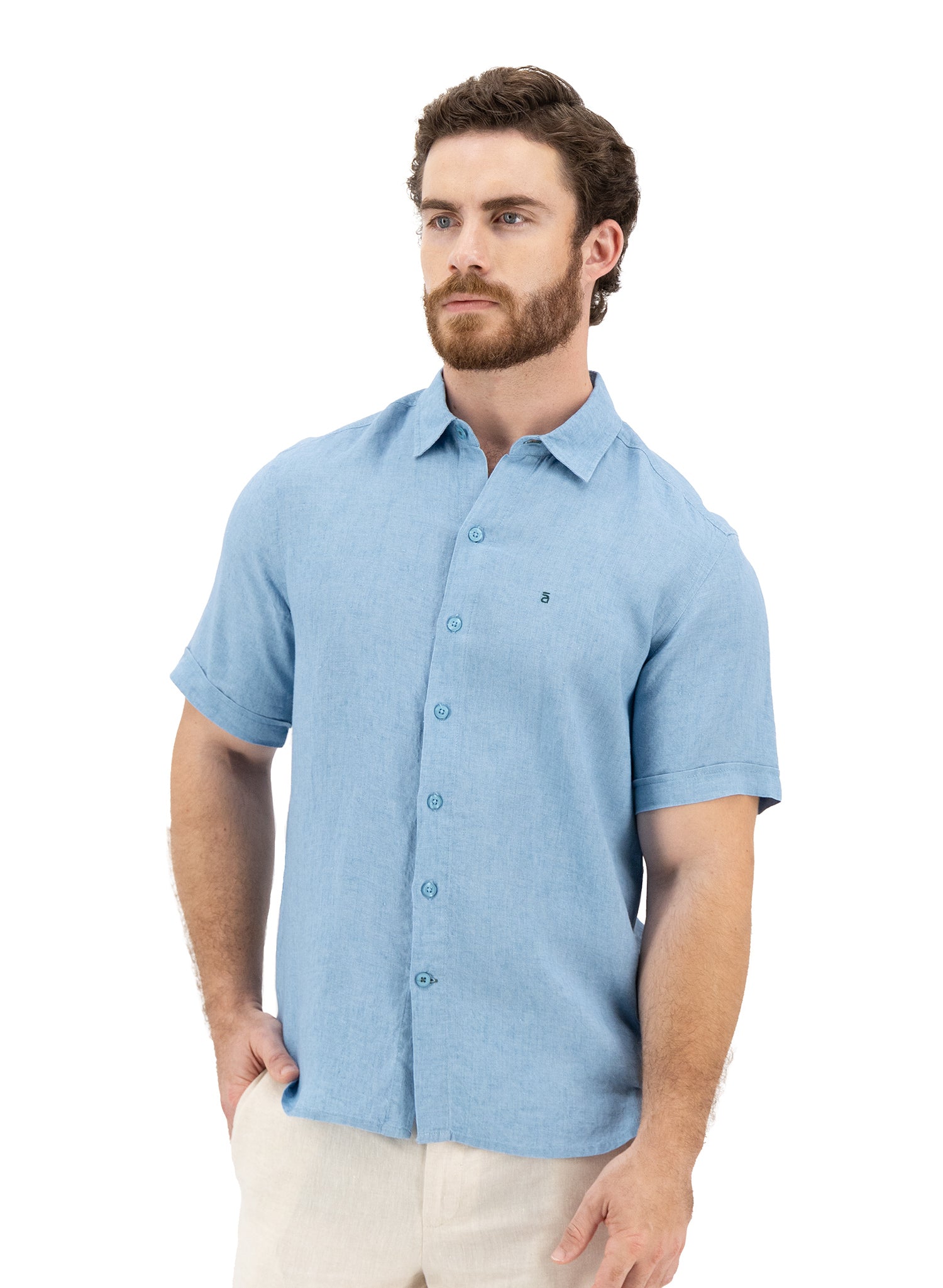 Camisa manga corta Park Sky blue