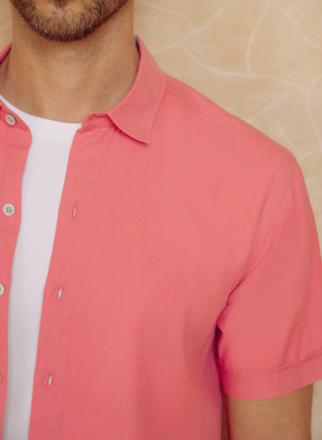 Camisa manga corta Lino Algodón Park