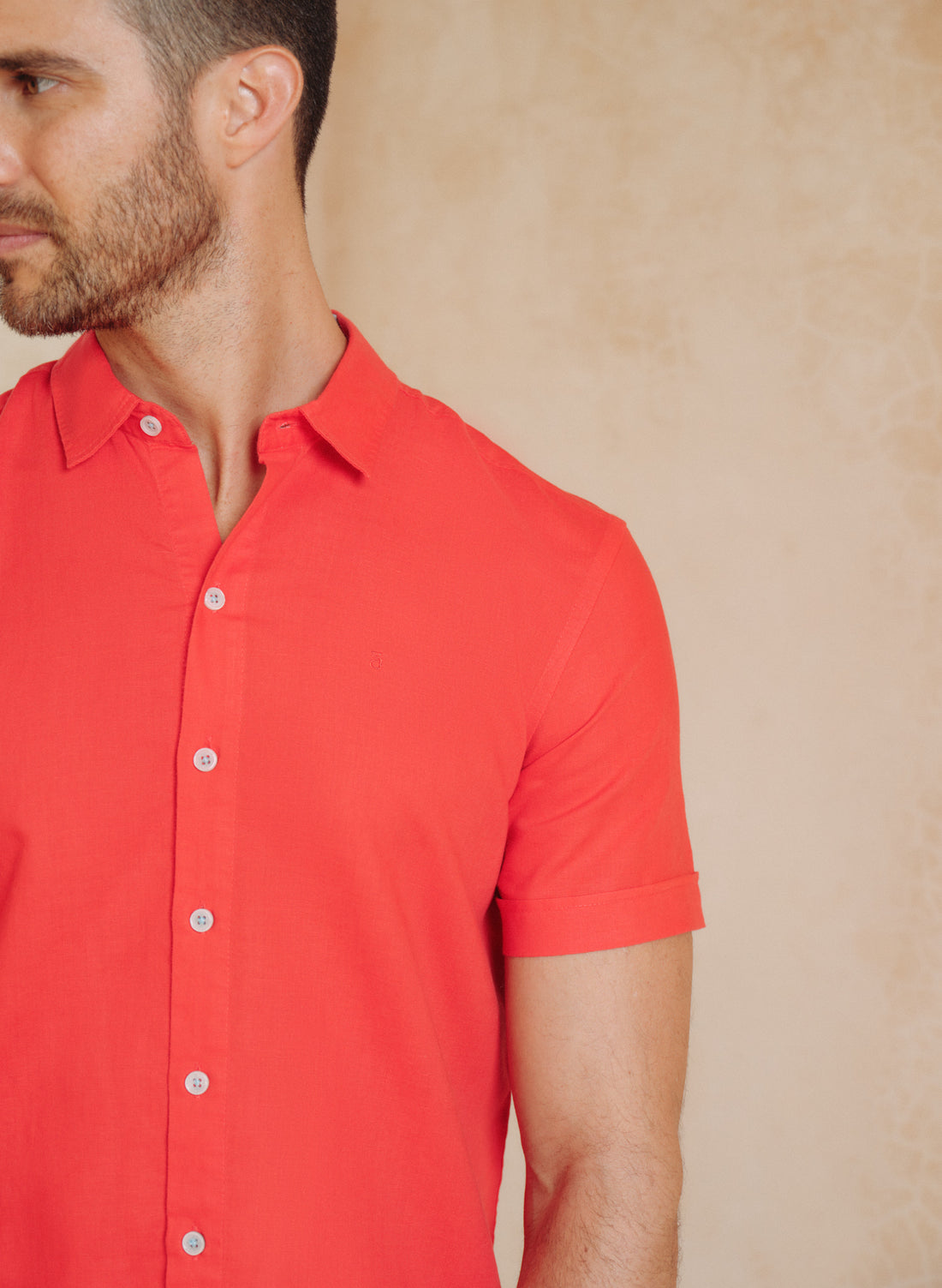 Camisa manga corta Lino Algodón Park