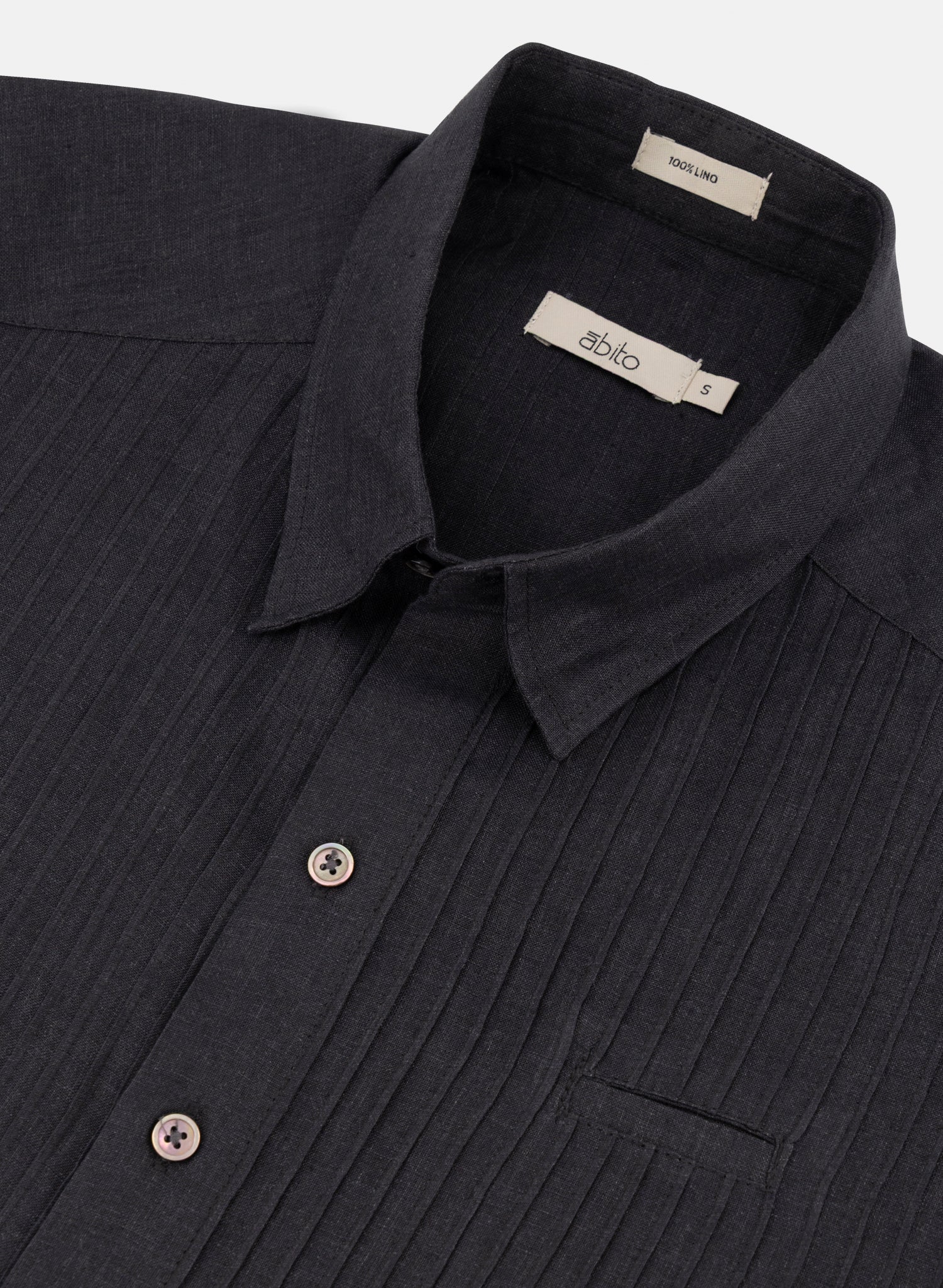 Guayabera manga larga 100% Lino Presi