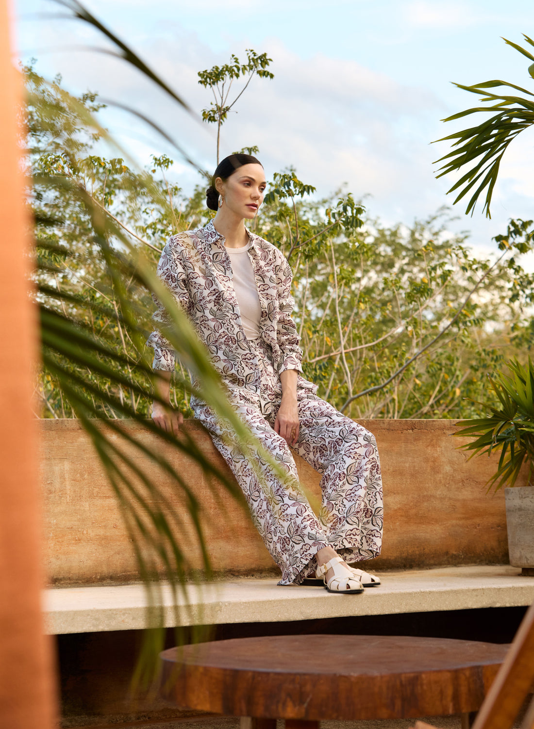 Pantalón a la cintura 100% Lino Litwick