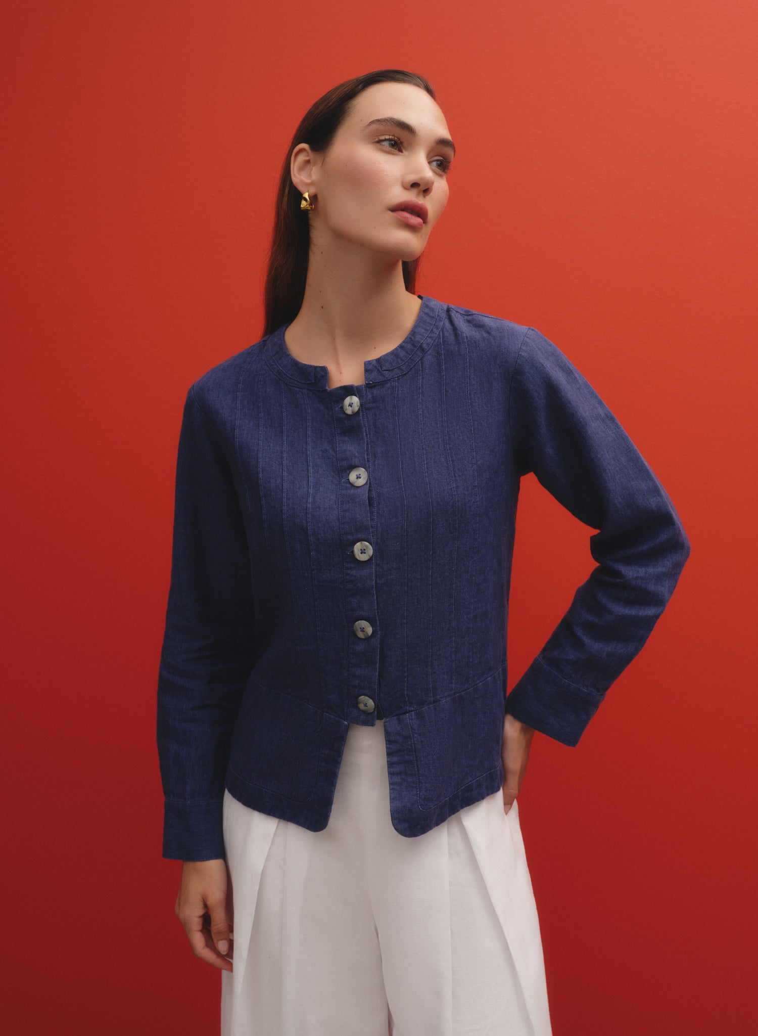 Sobrecamisa 100% Lino Sasi