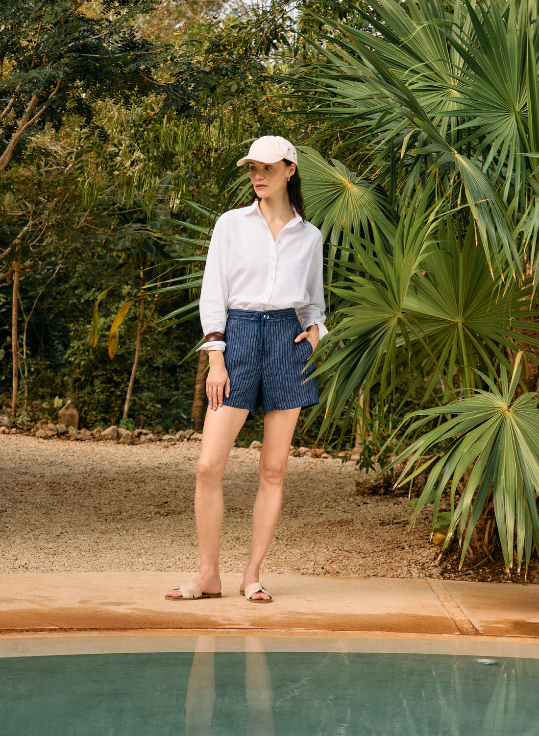 Short Dama 100% Lino Dahlet