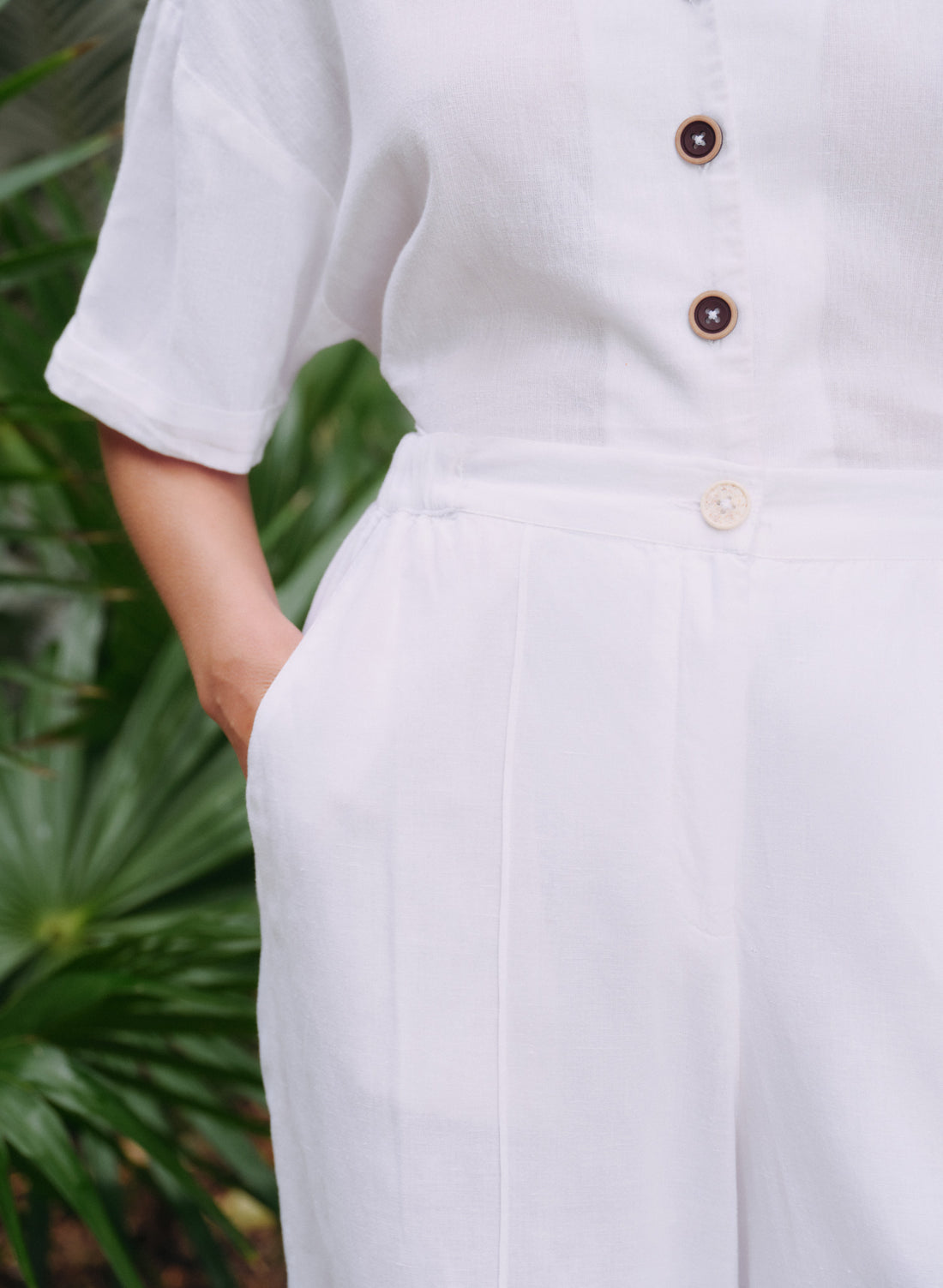 Pantalón Largo Lino Algodón Tartus