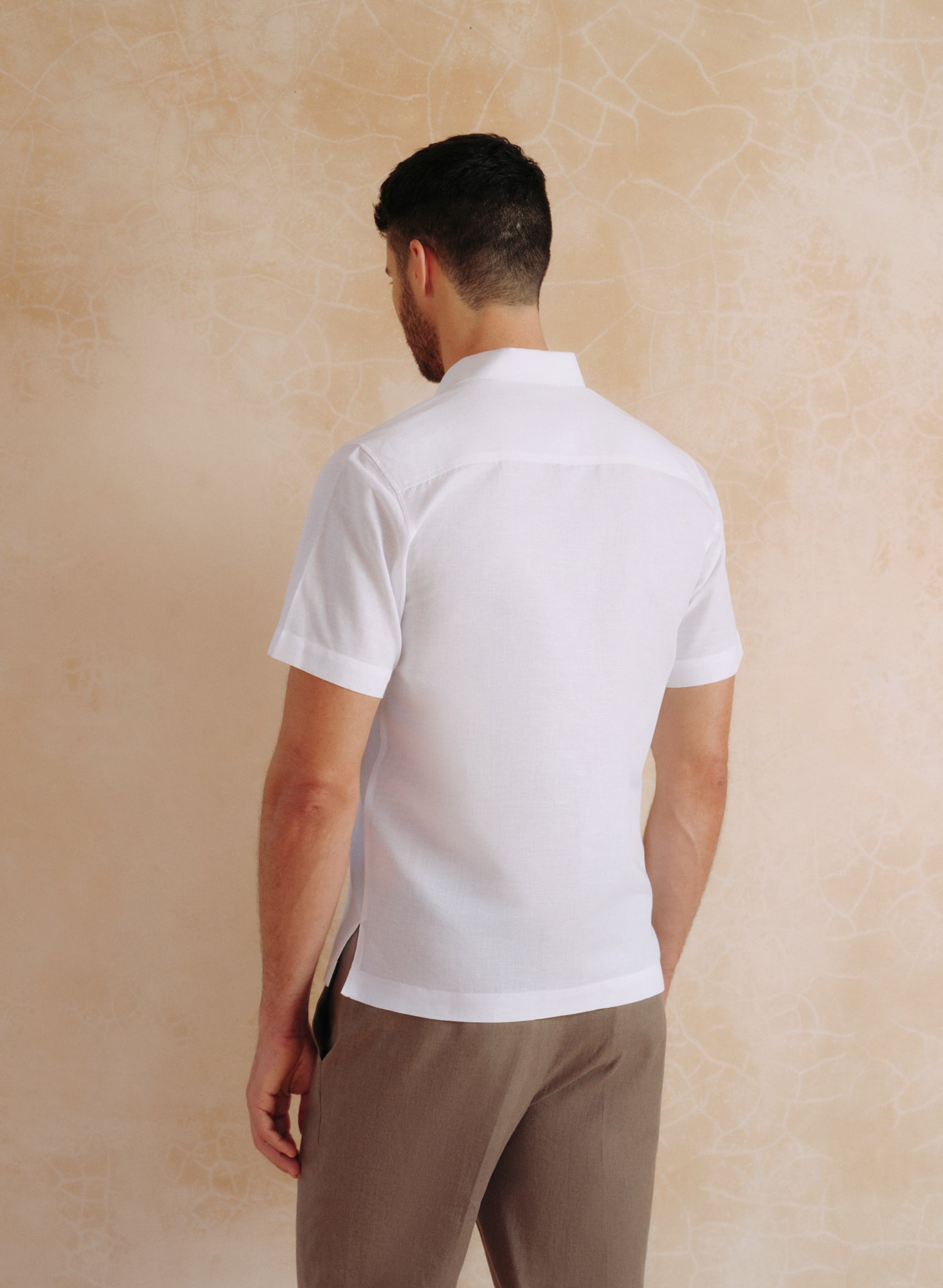 Guayabera manga corta Lino Algodón Teun