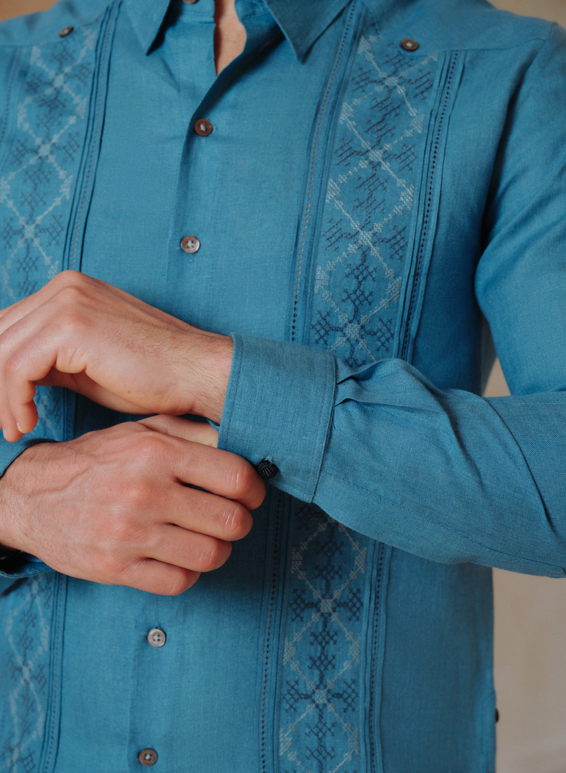 Guayabera 100% Lino Varian