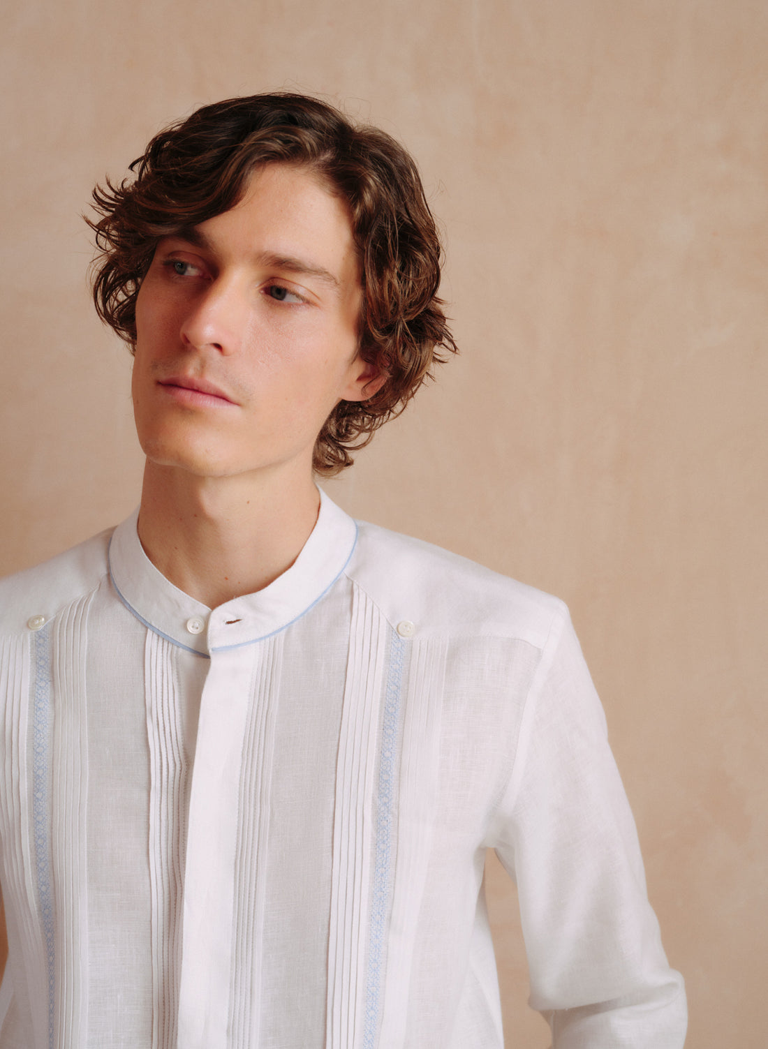 Guayabera 100% Lino Velez