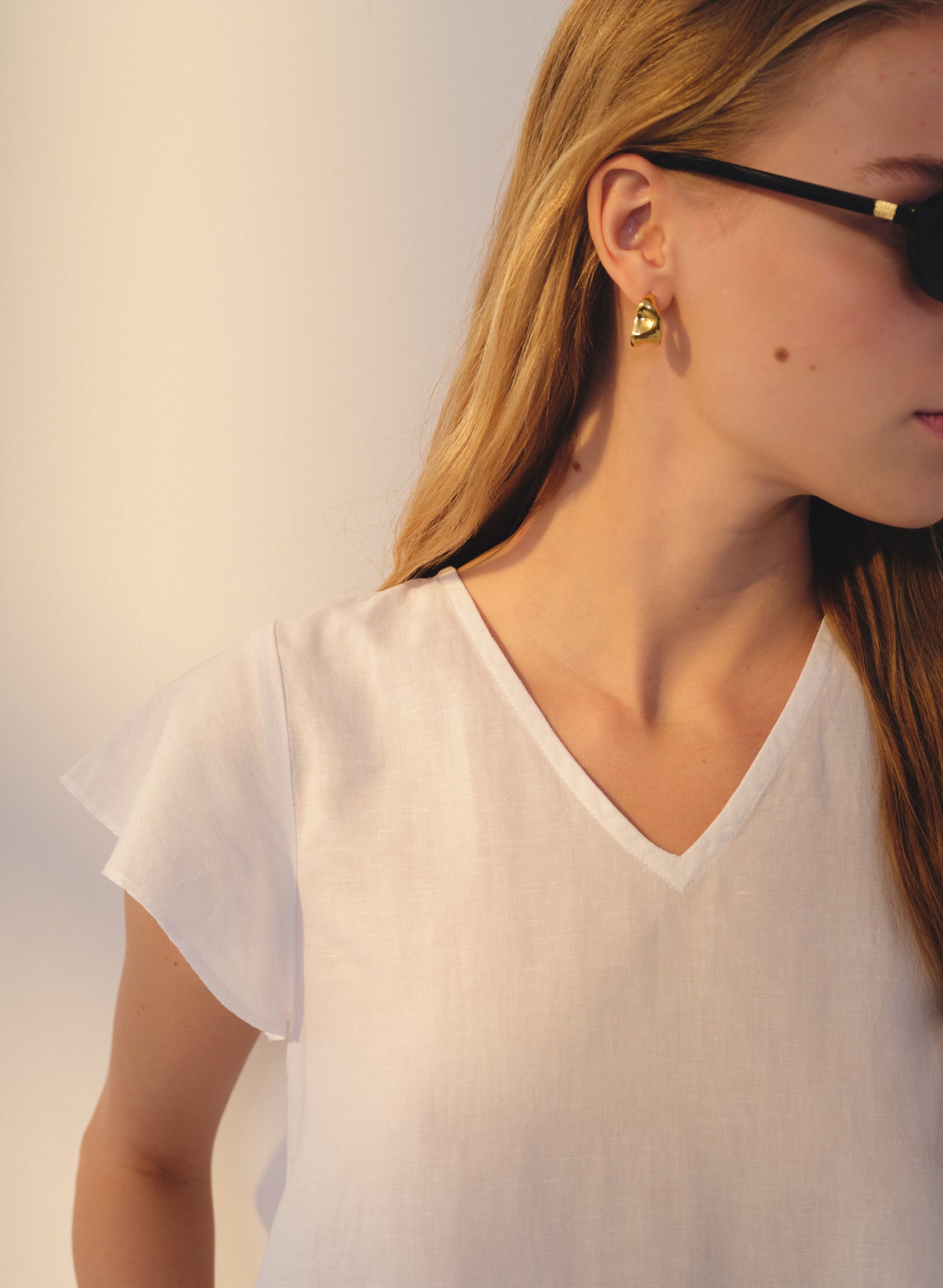 Vestido corto Lino Algodón Ana