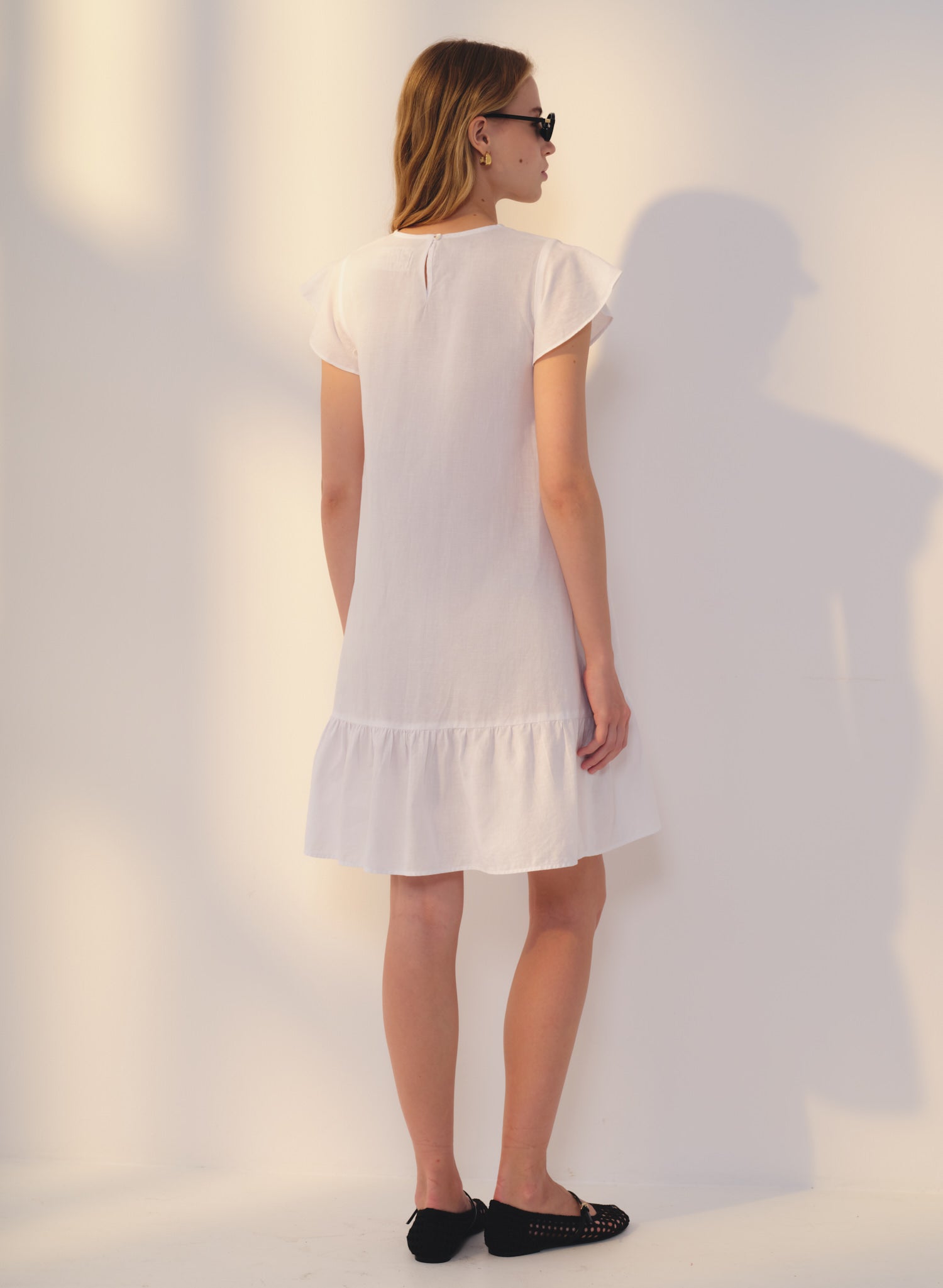 Vestido corto Lino Algodón Ana