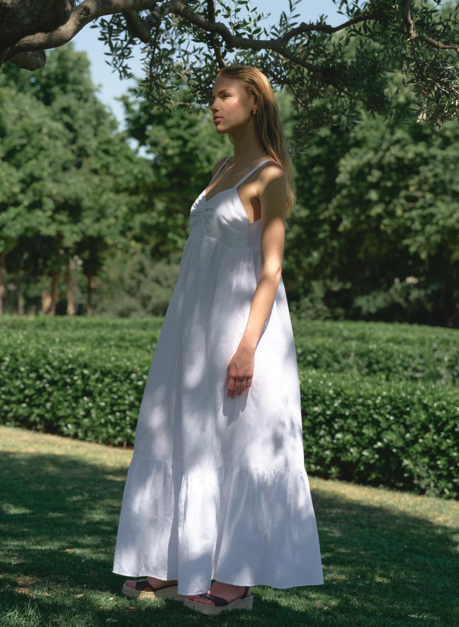 Vestido largo Lino Algodón Massah