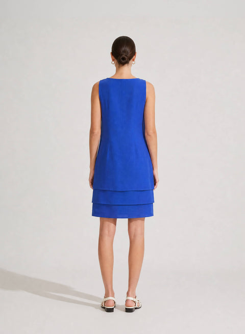 Vestido midi 100% lino Kent