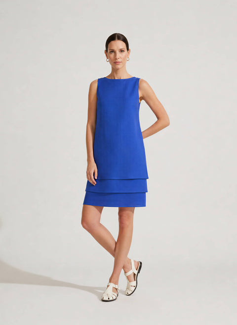 Vestido midi 100% lino Kent