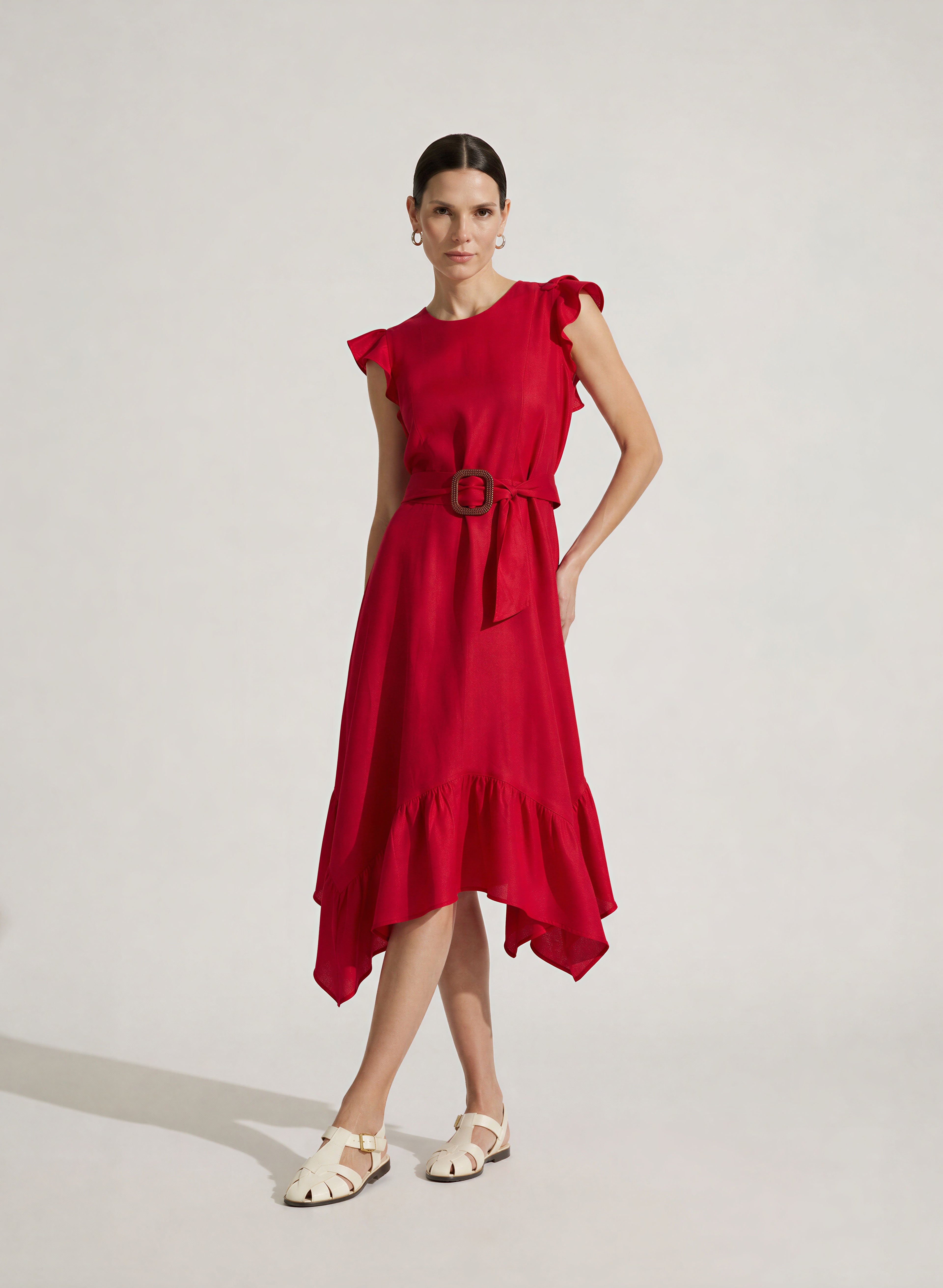 Vestido Corto 100% lino Ole