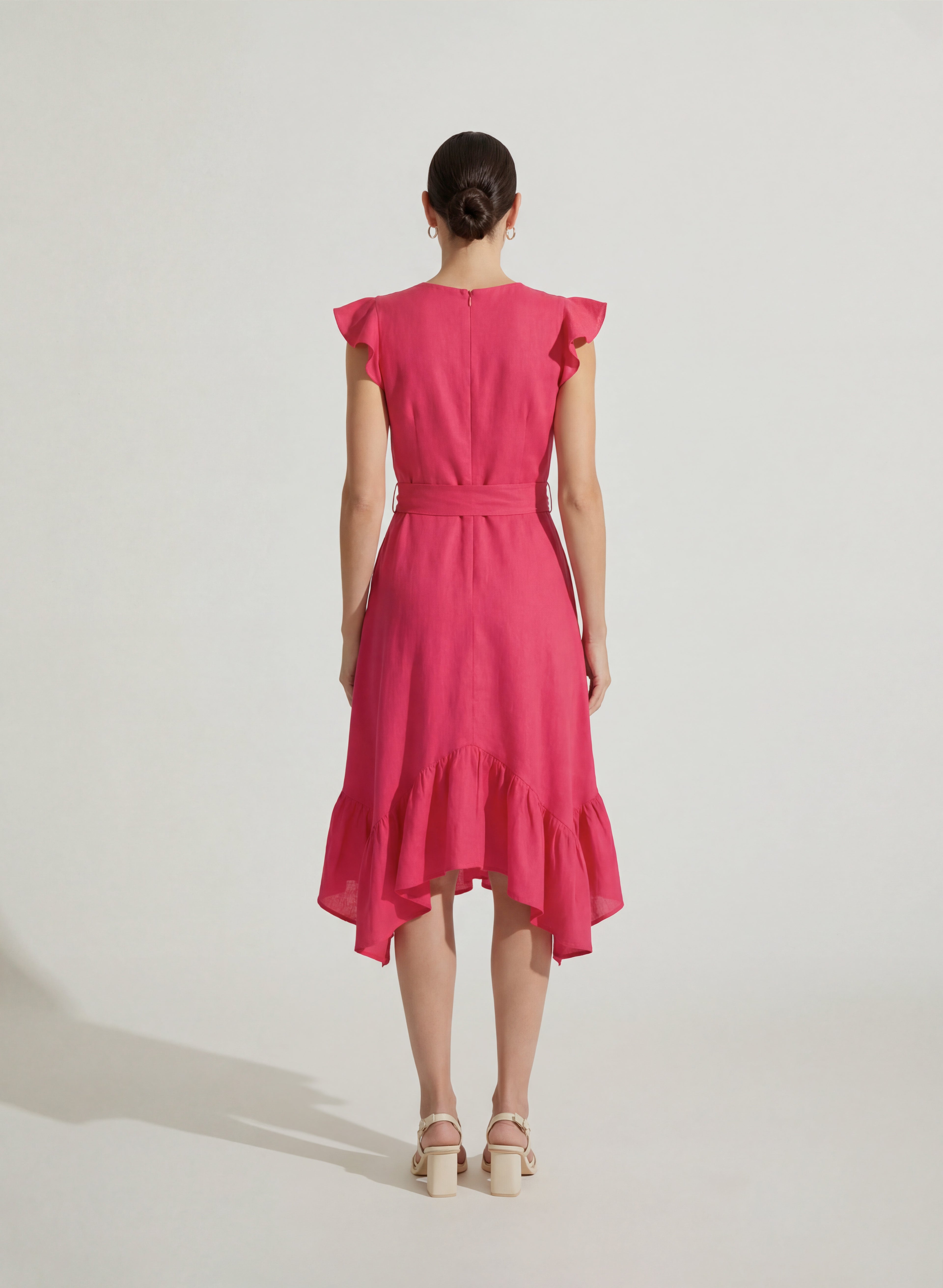 Vestido Corto 100% lino Ole