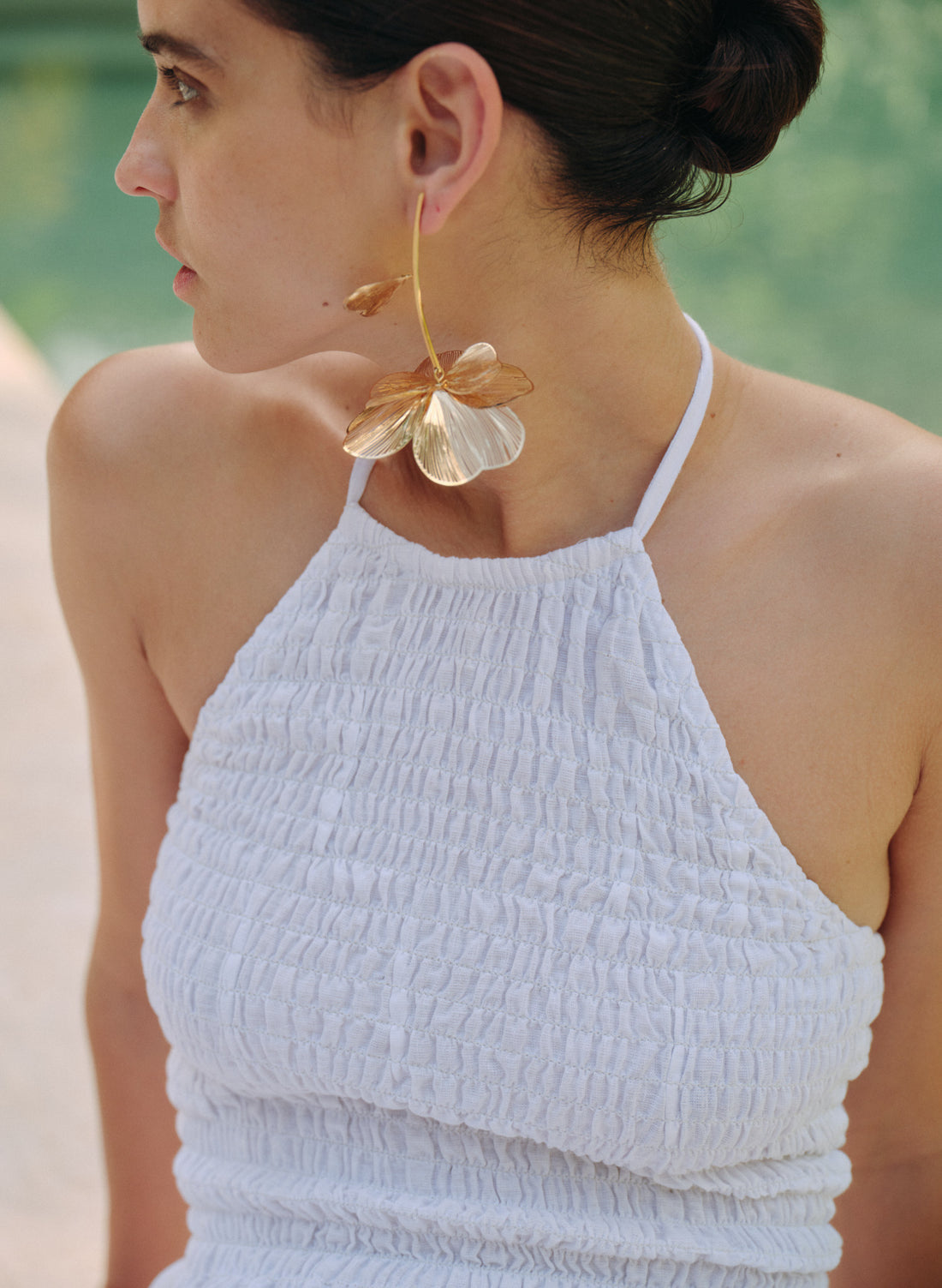 Blusa sin mangas Lino Algodón Xcacel