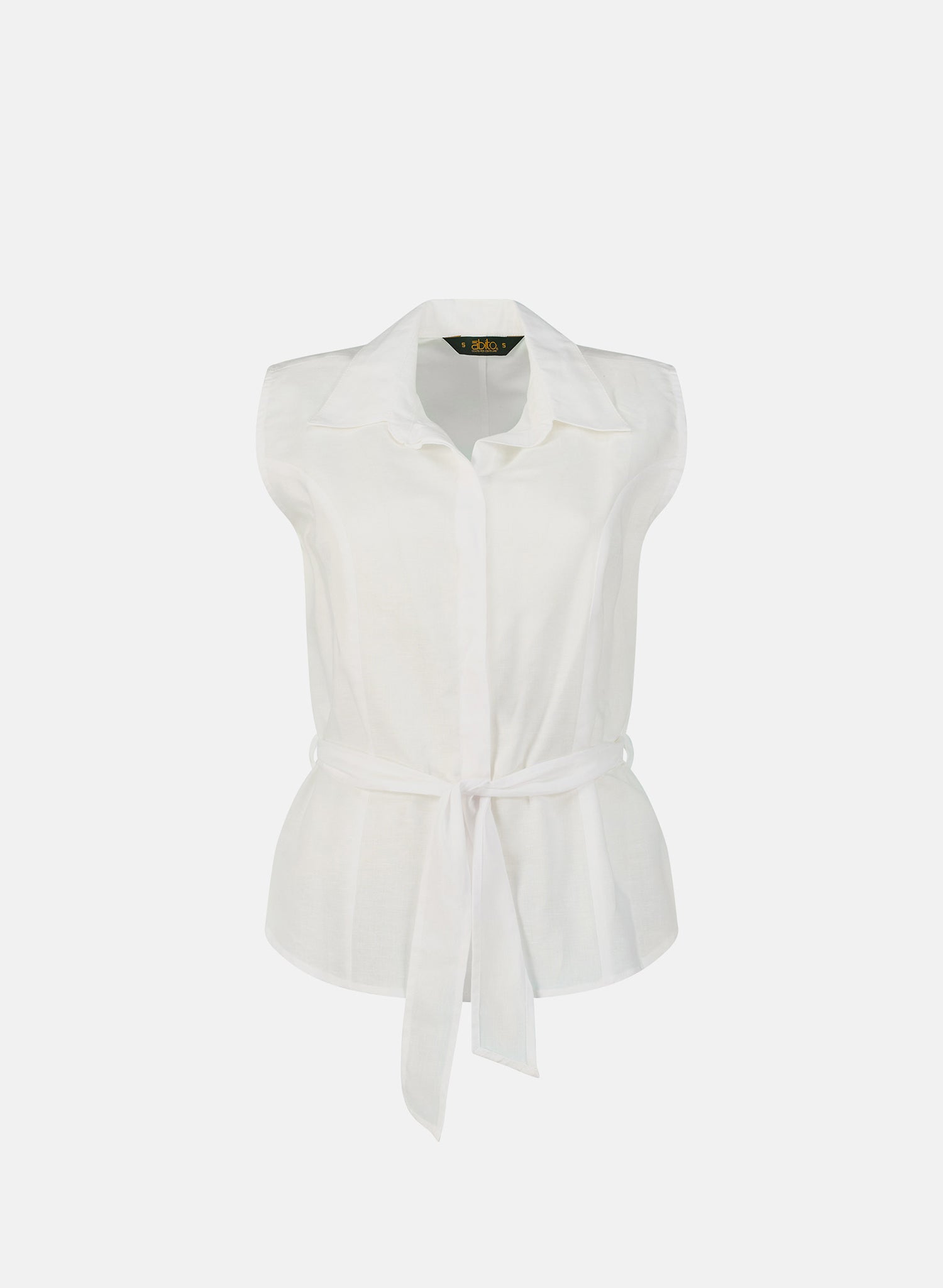 Blusa sin mangas 100% Lino Brithney