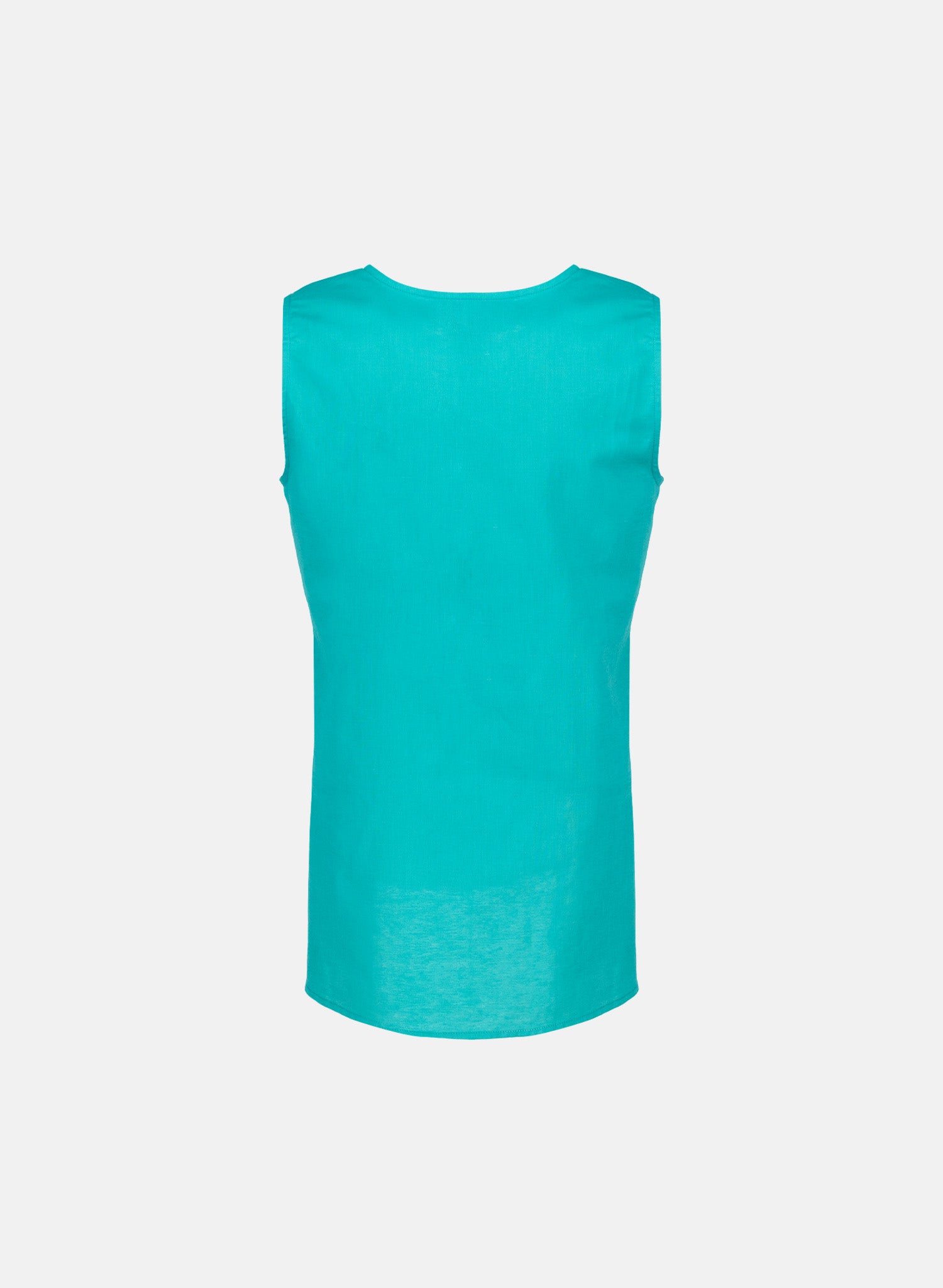 Blusa sin mangas Lino Algodón Terranova