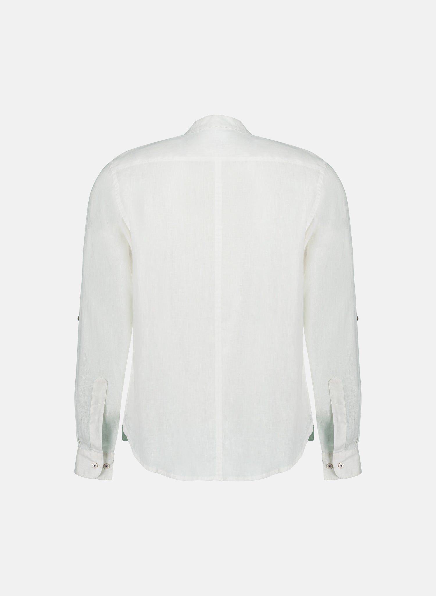 Camisa Cuello Mao 100% Lino Elen