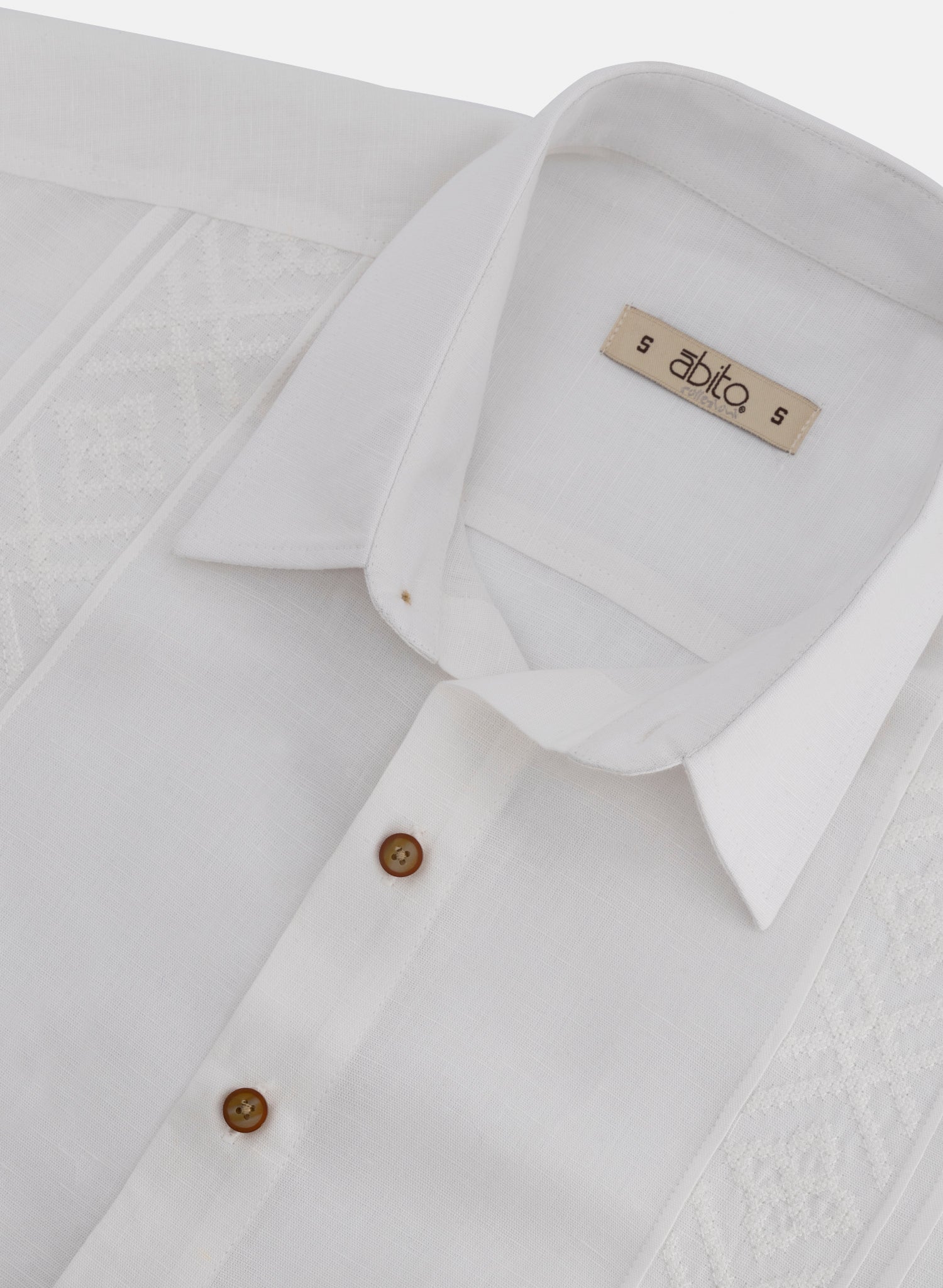 Guayabera manga corta Lino Algodón Robledo