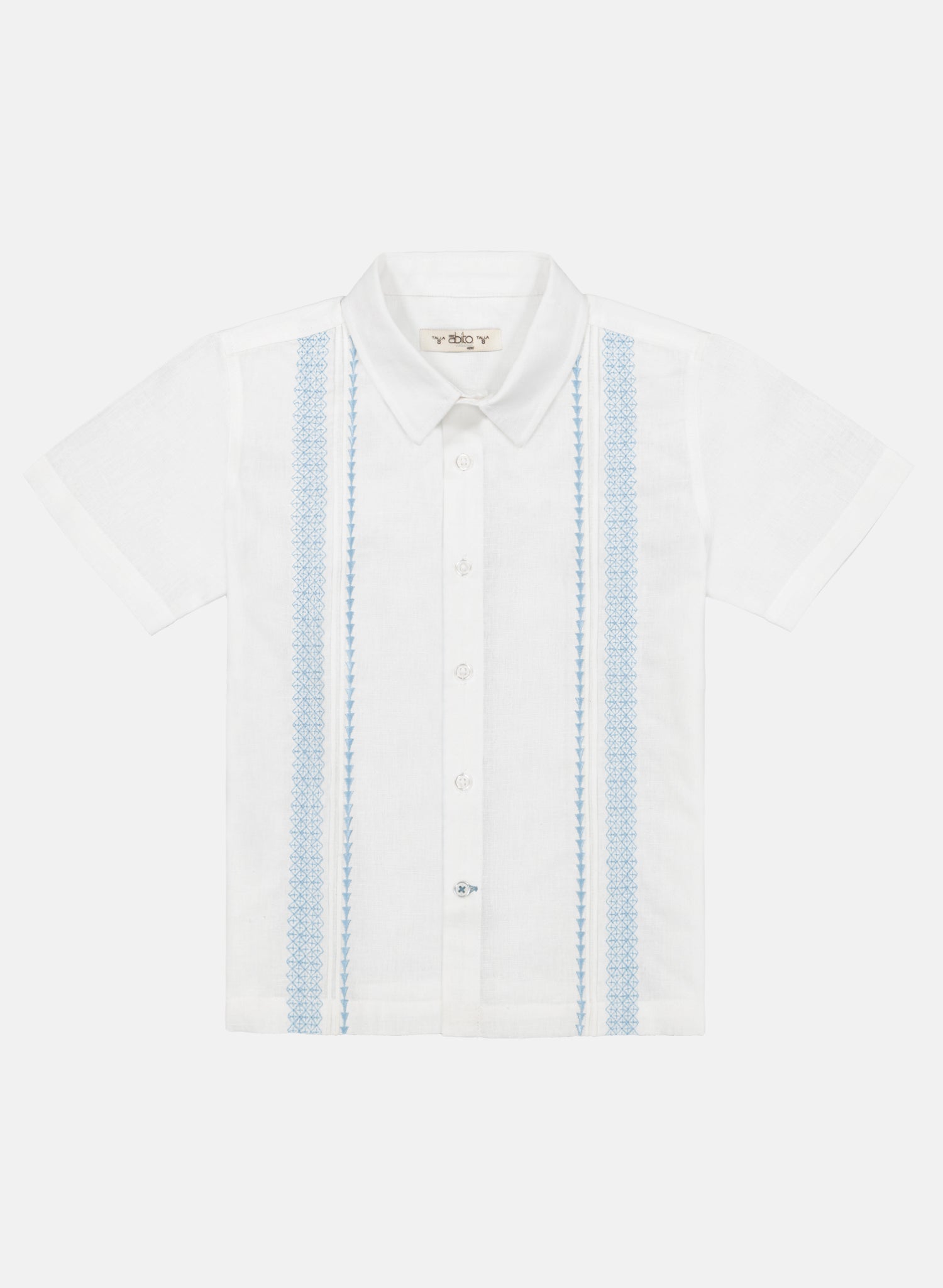 Camisa Guayabera Lino Algodón para niño Cachon
