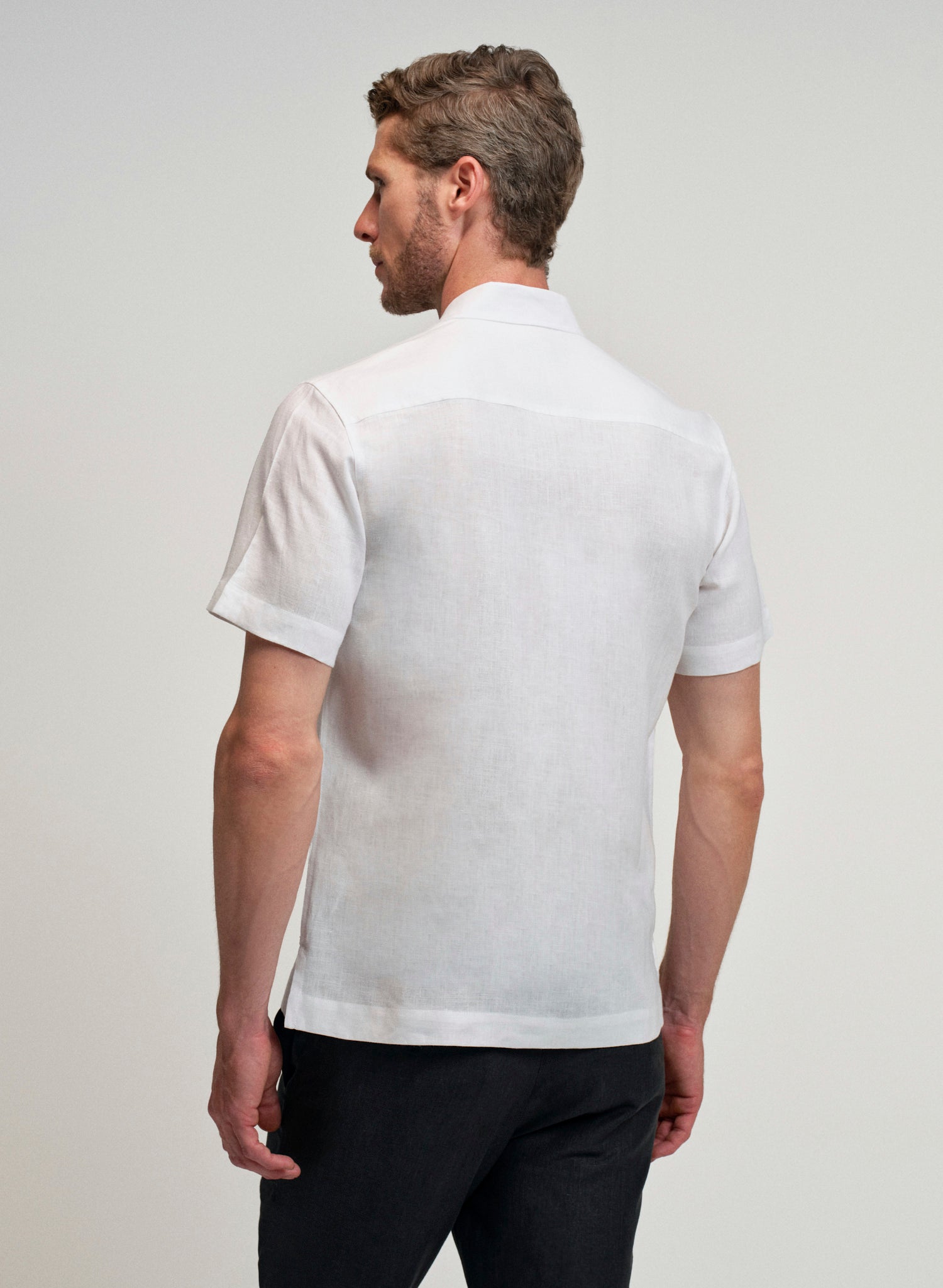 Guayabera manga corta Lino Algodón Nereo