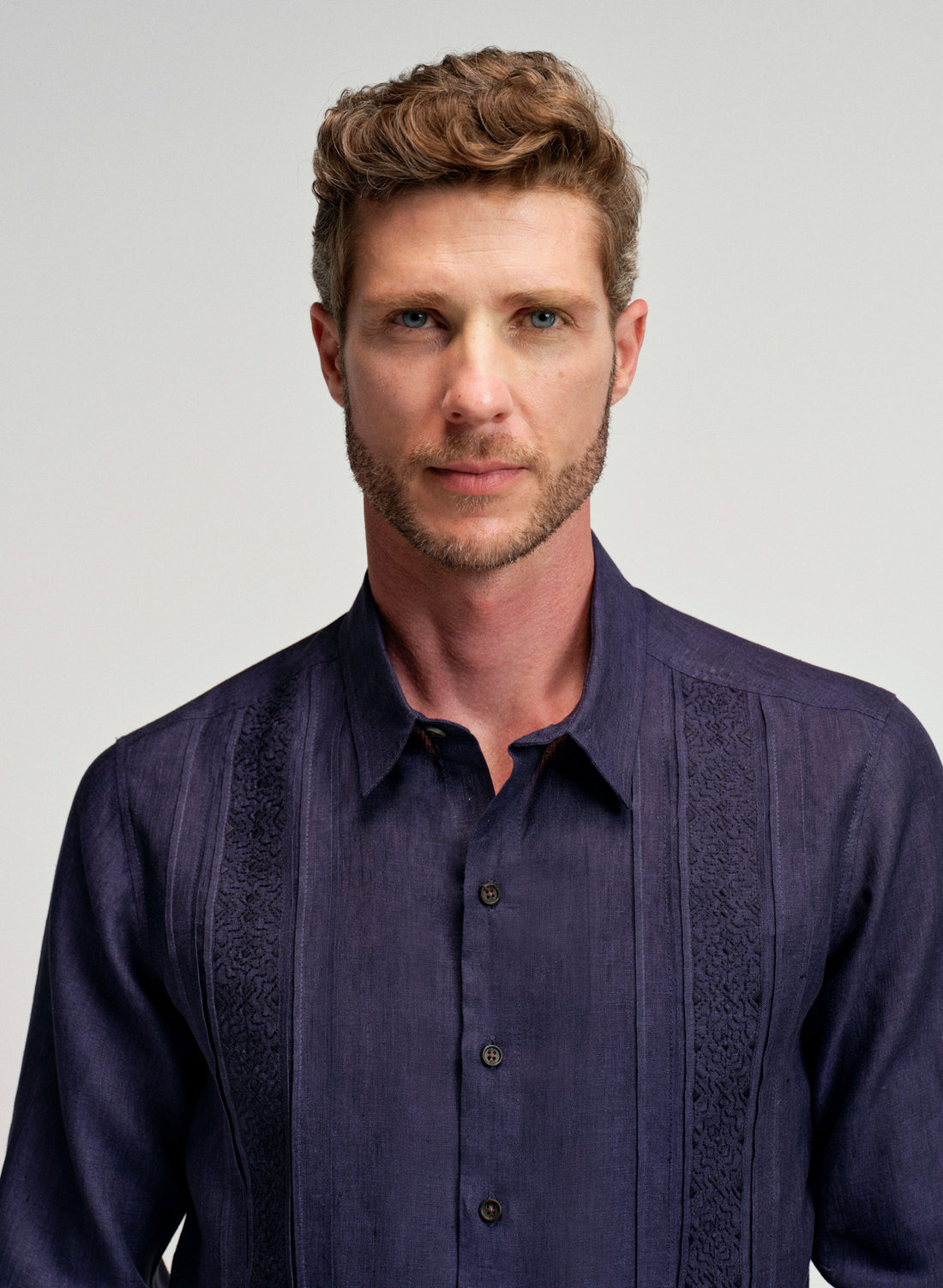Guayabera Lino Algodón Parma